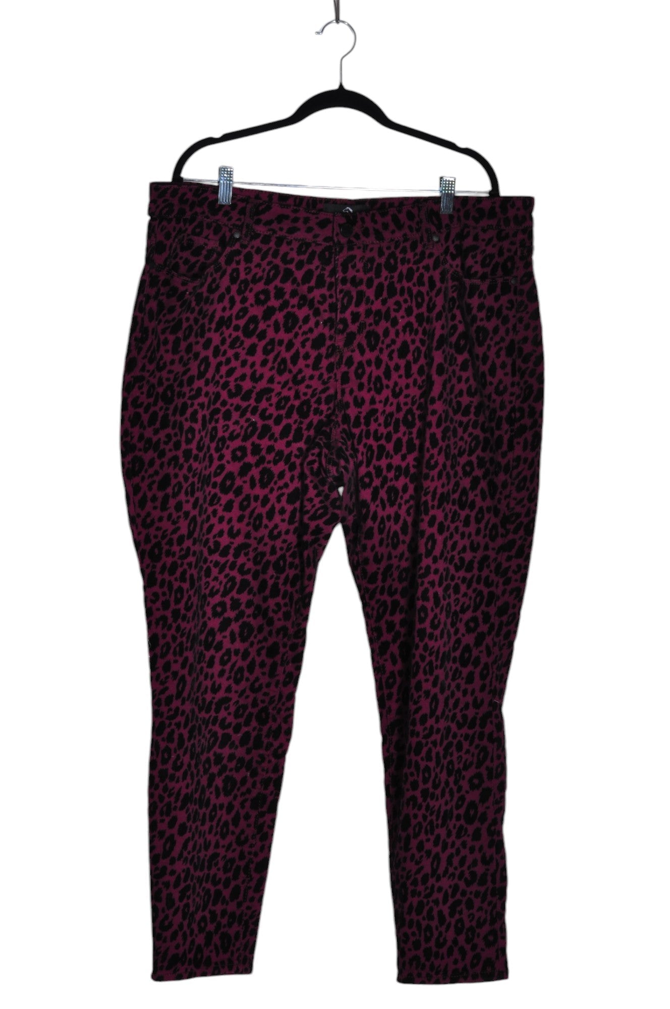 Stylish JORDACHE Women's Regular Fit Red Work Pants - Size 22