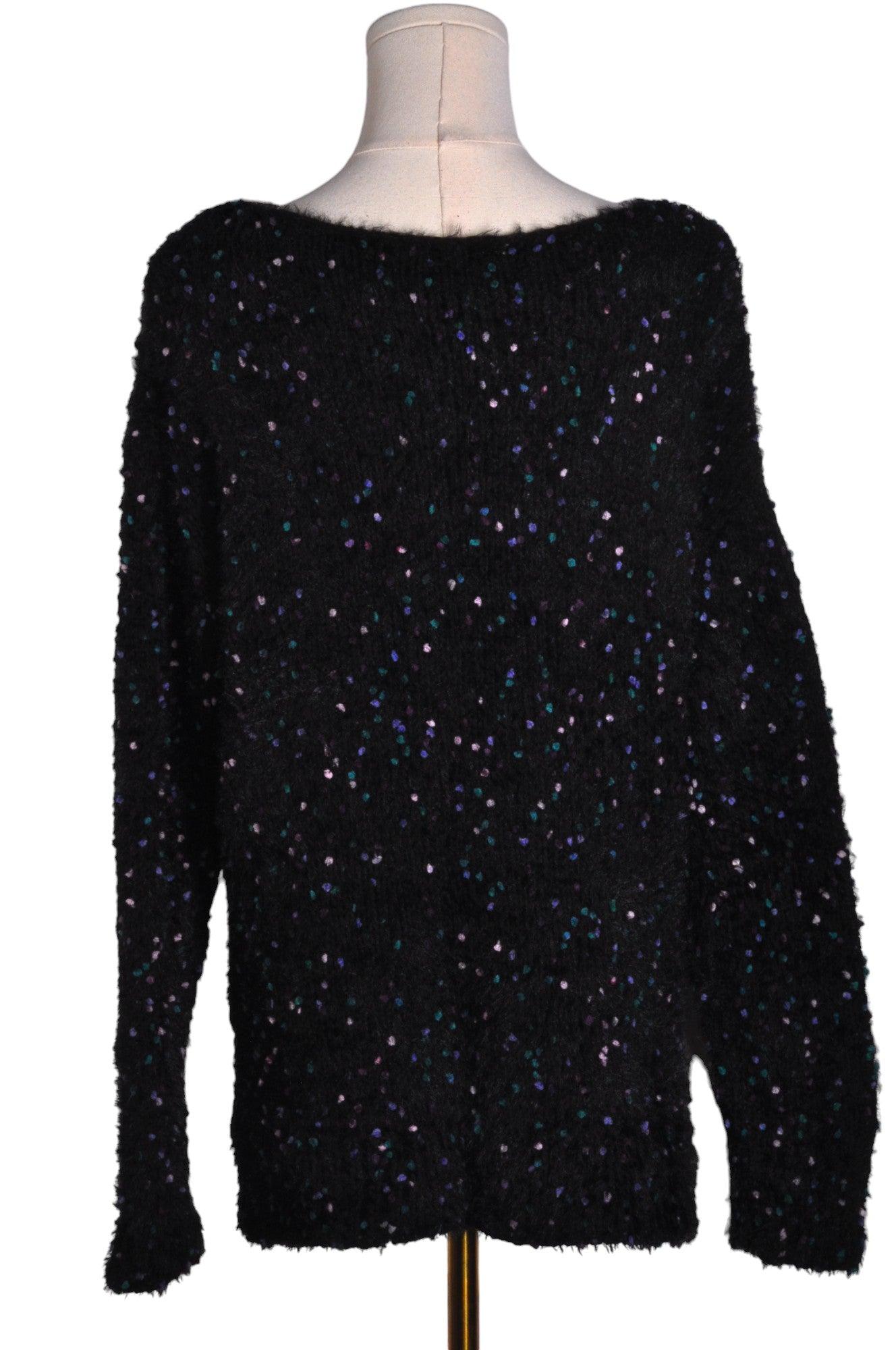 RICKI'S Stylish Regular Fit Black Women's Blouses - Size L