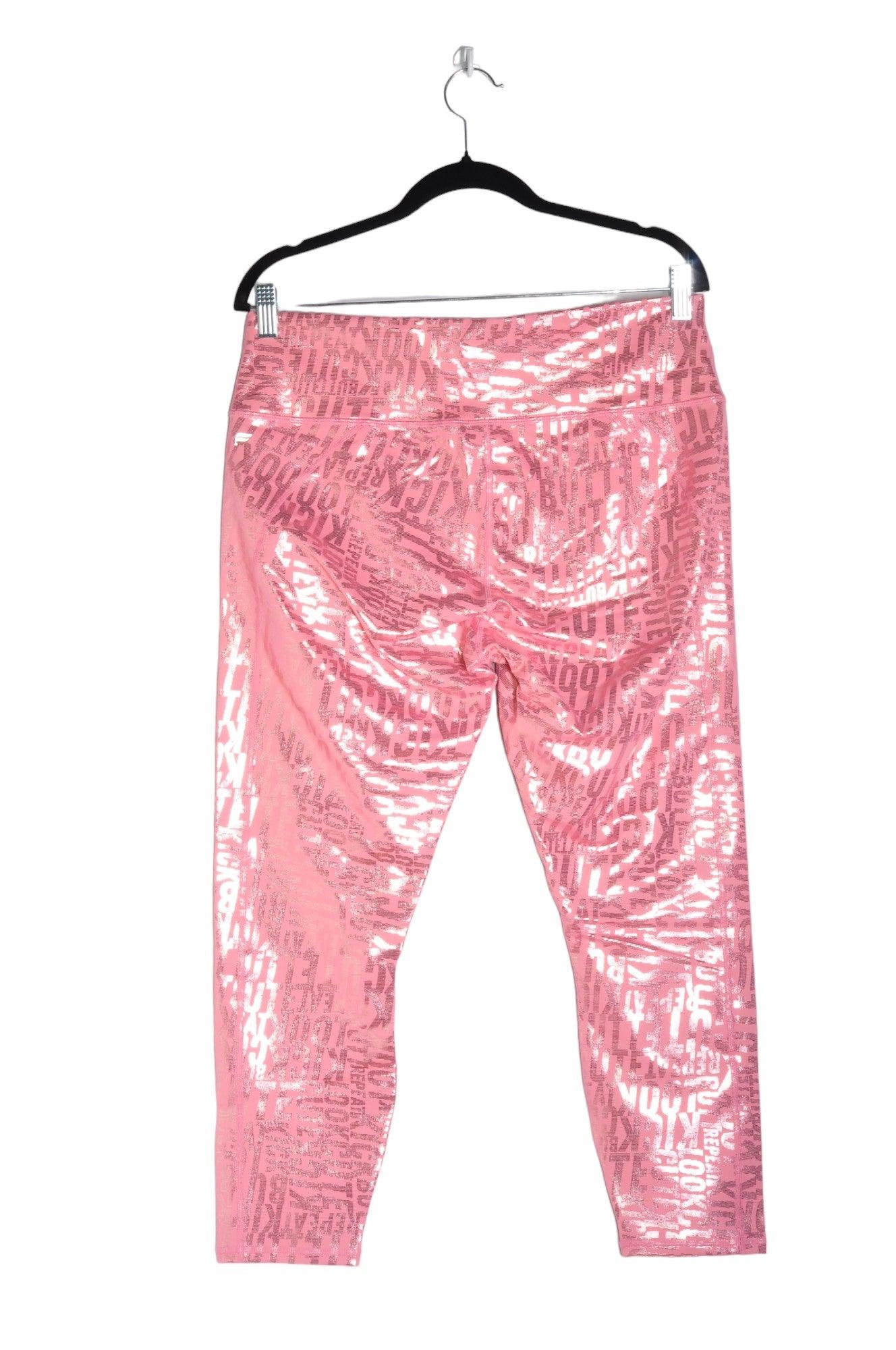 FABLETICS Stylish Women's Pink XXL Regular Fit Activewear Leggings