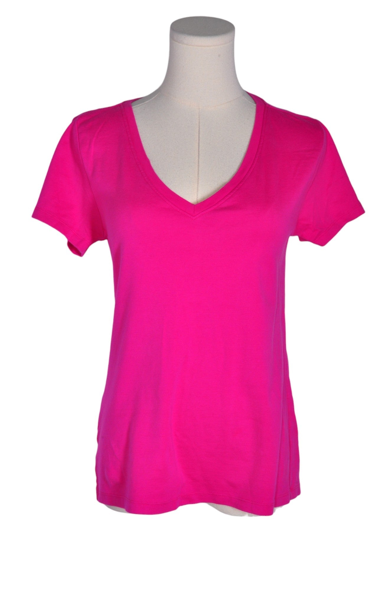 JOE FRESH Pink Regular Fit Women's T-Shirts - Size M