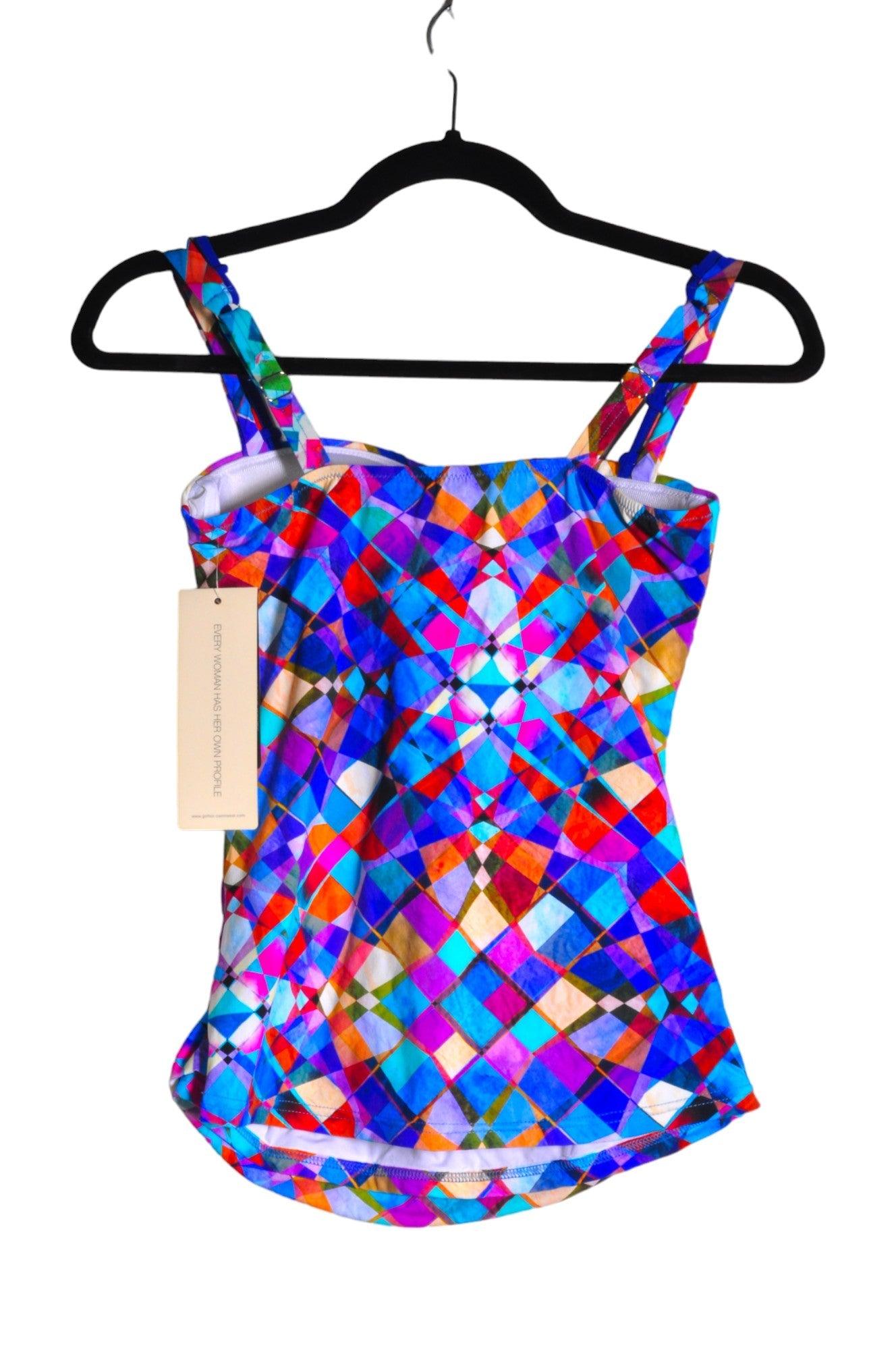 GOTTEX Stylish Women's Blue Regular-Fit Tankinis in Size 34D