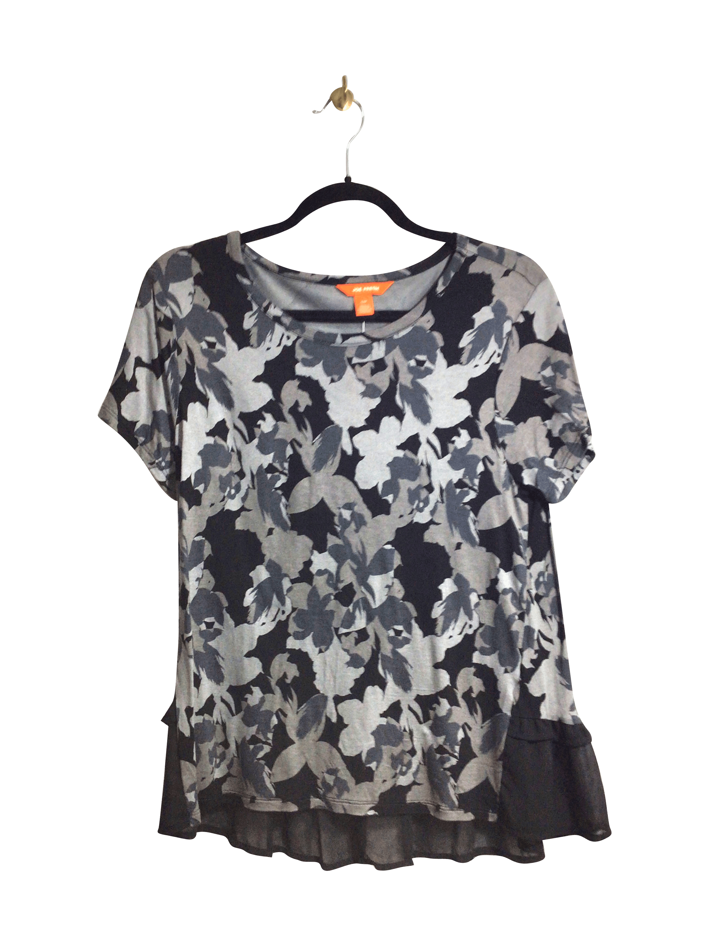 JOE FRESH Stylish Women's Gray Regular-Fit Blouses - Size S