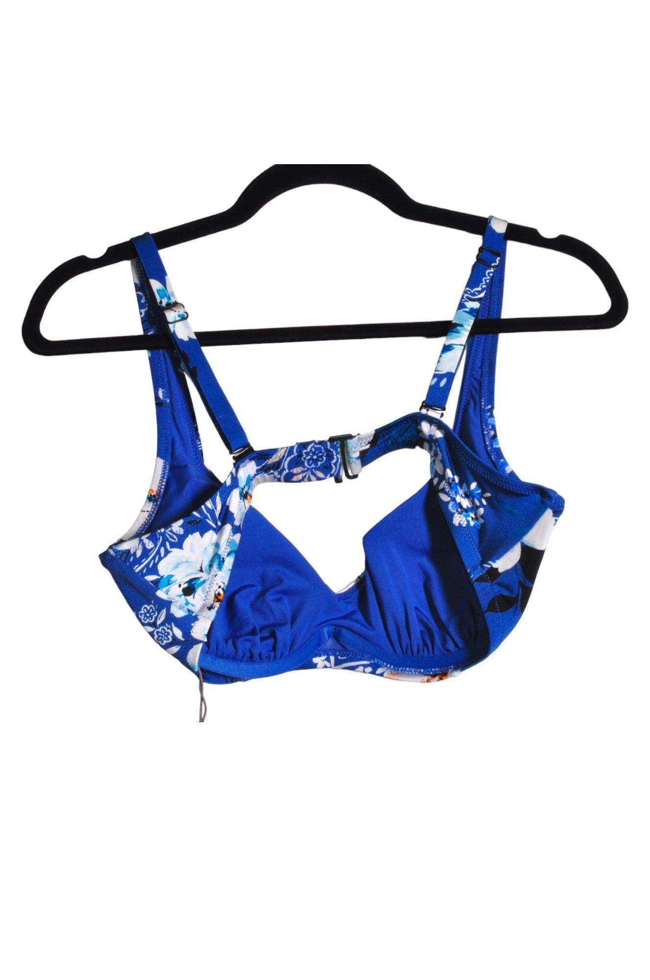 EVERYDAY SUNDAY Stylish Women's Blue Regular Fit Tankinis - Size 8
