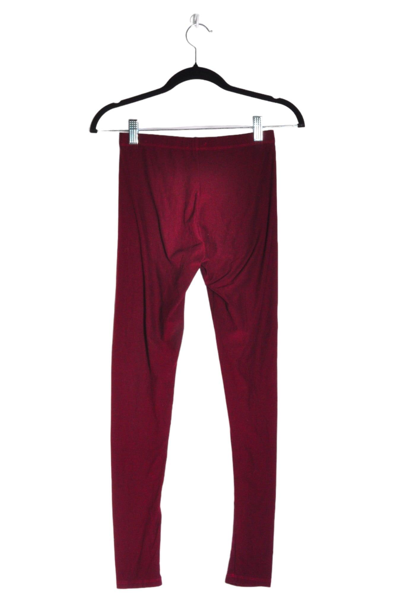 ARDENE Stylish Women's Red Regular Fit Activewear Leggings - Size S