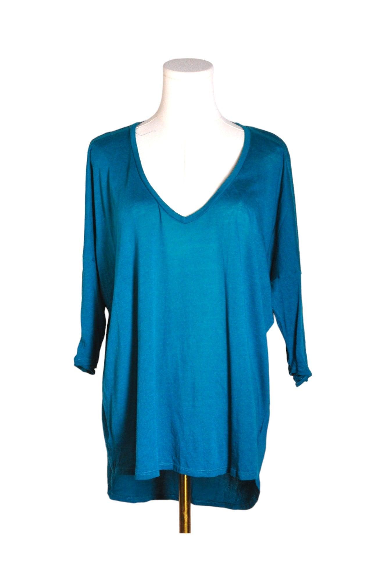 EXPRESS Stylish Women's Regular Fit Green T-Shirt - Size L
