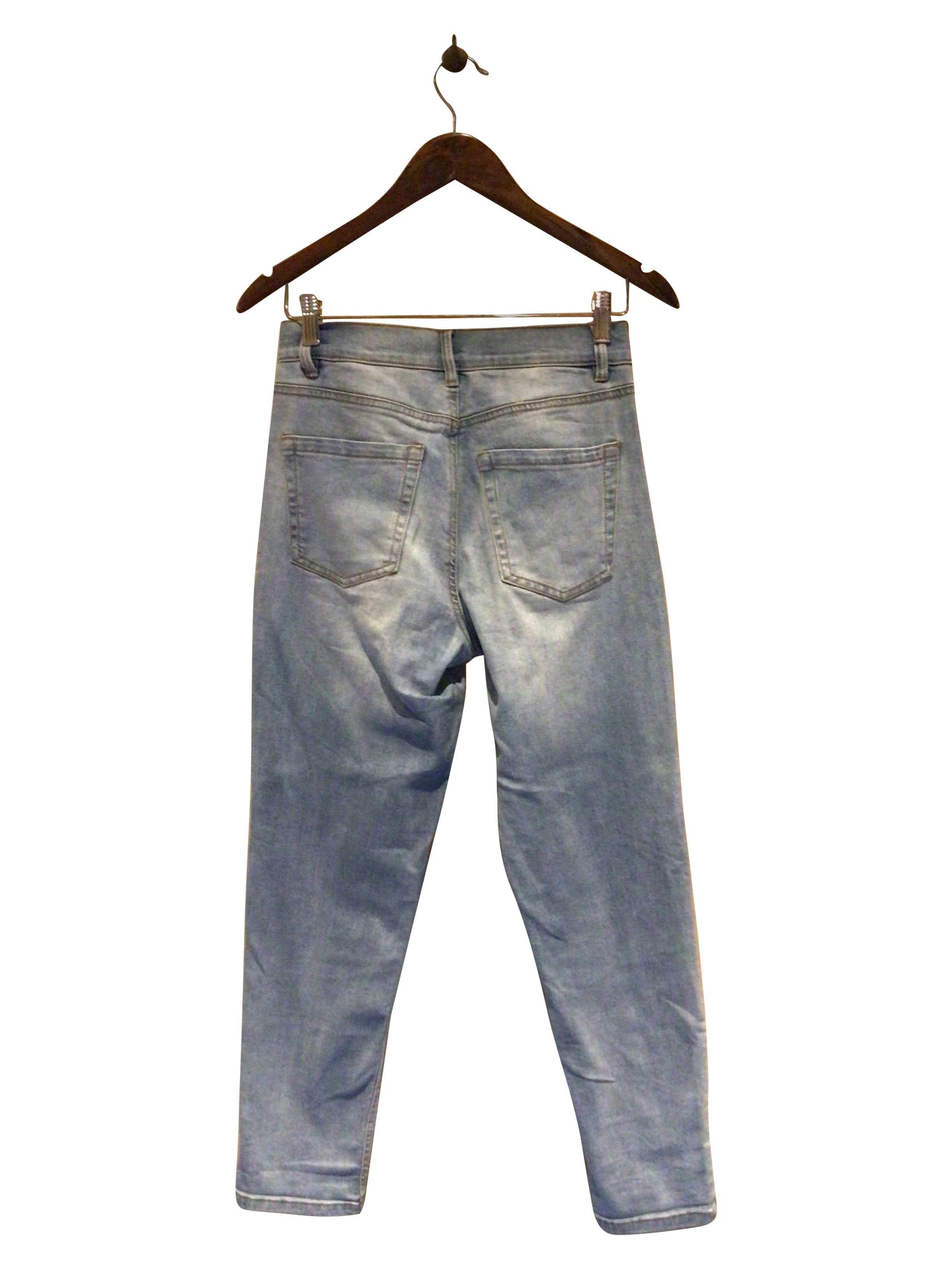 ARDENE Stylish Regular Fit Blue Straight - Legged Second - Hand Jean in Size 1