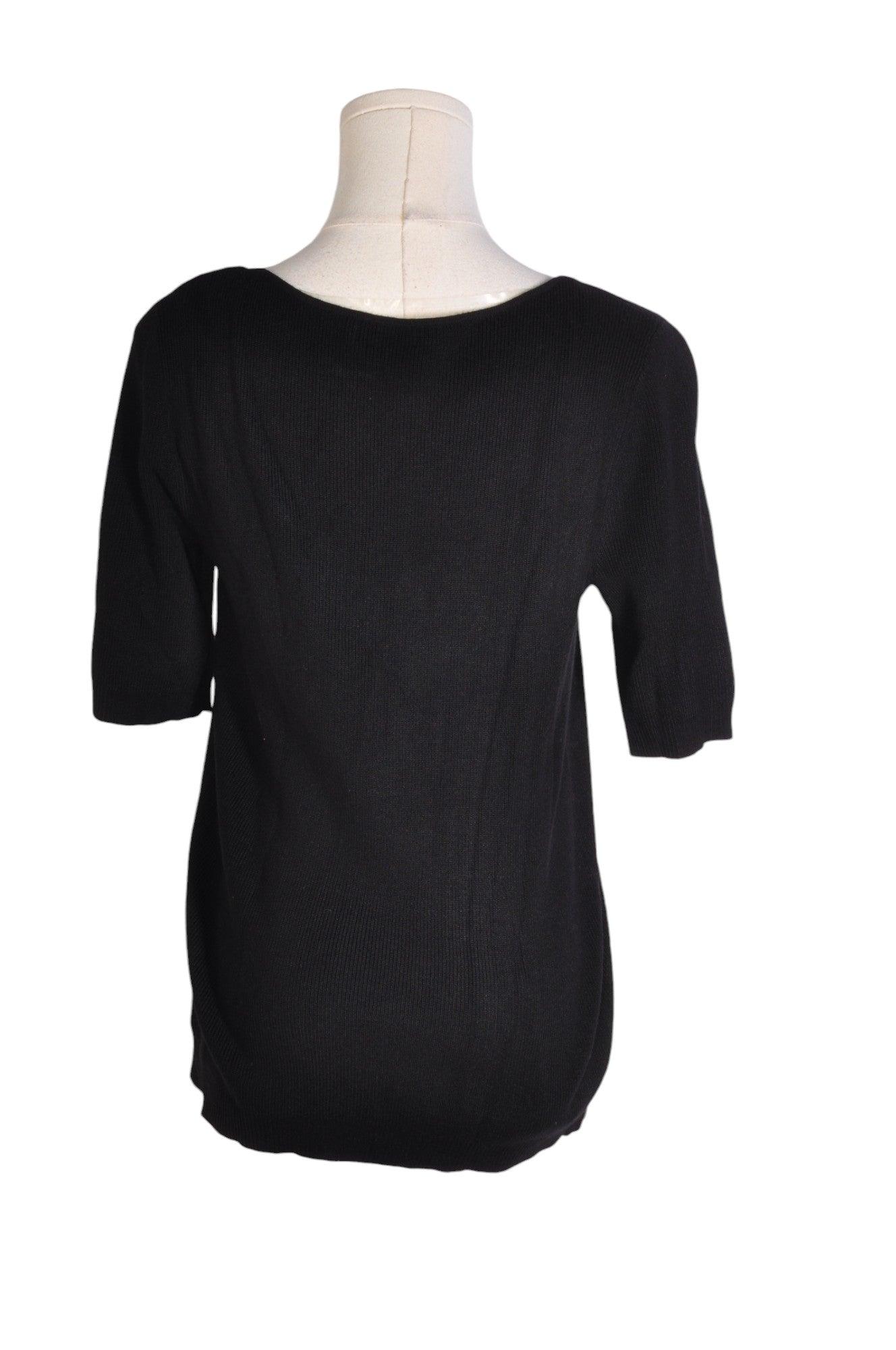 Stylish REITMANS Black Regular-Fit Women's Blouse - Size M
