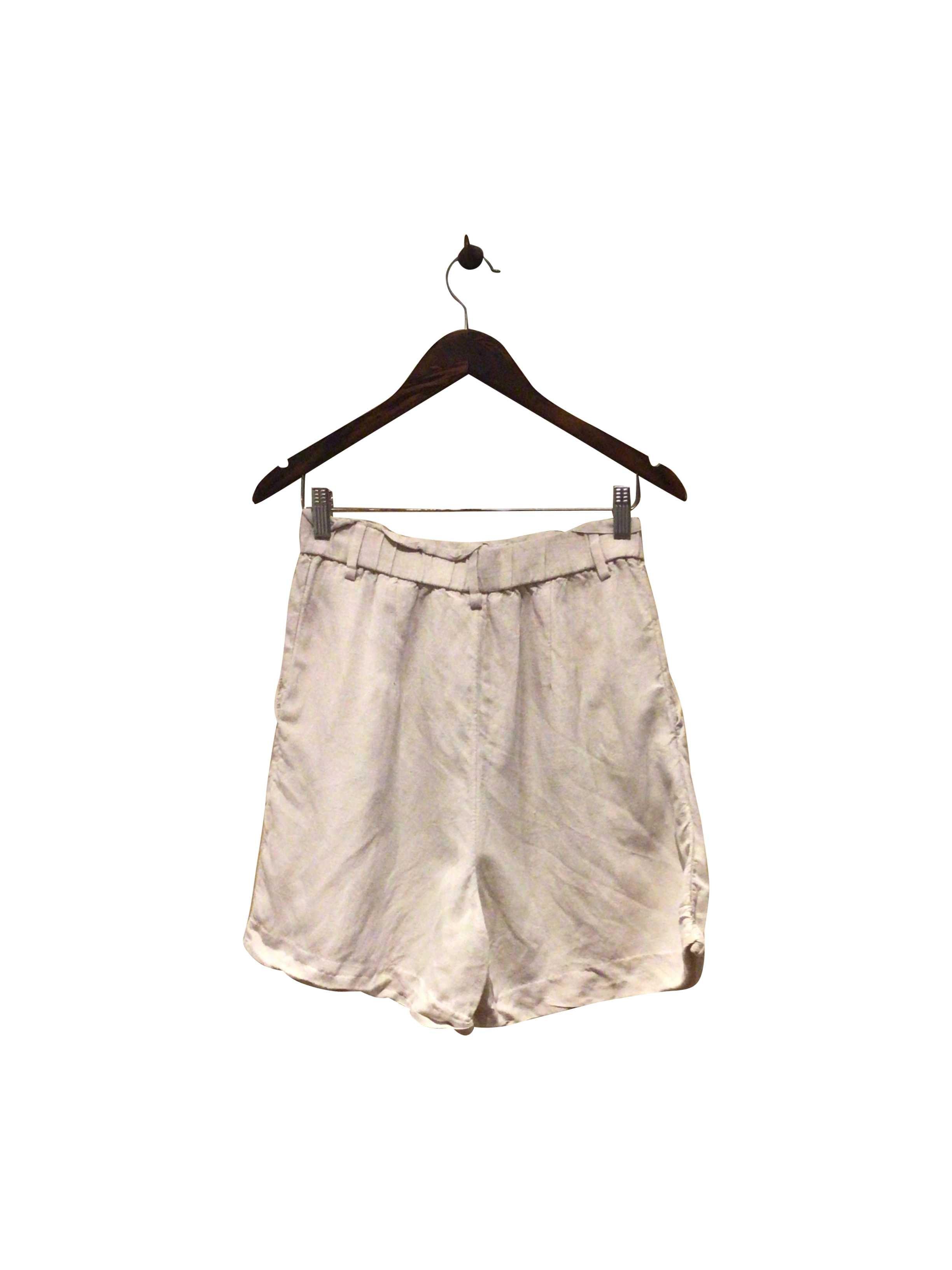 H&M Beige Regular Fit Knee-Length Pant Shorts Size 8 - Second Hand