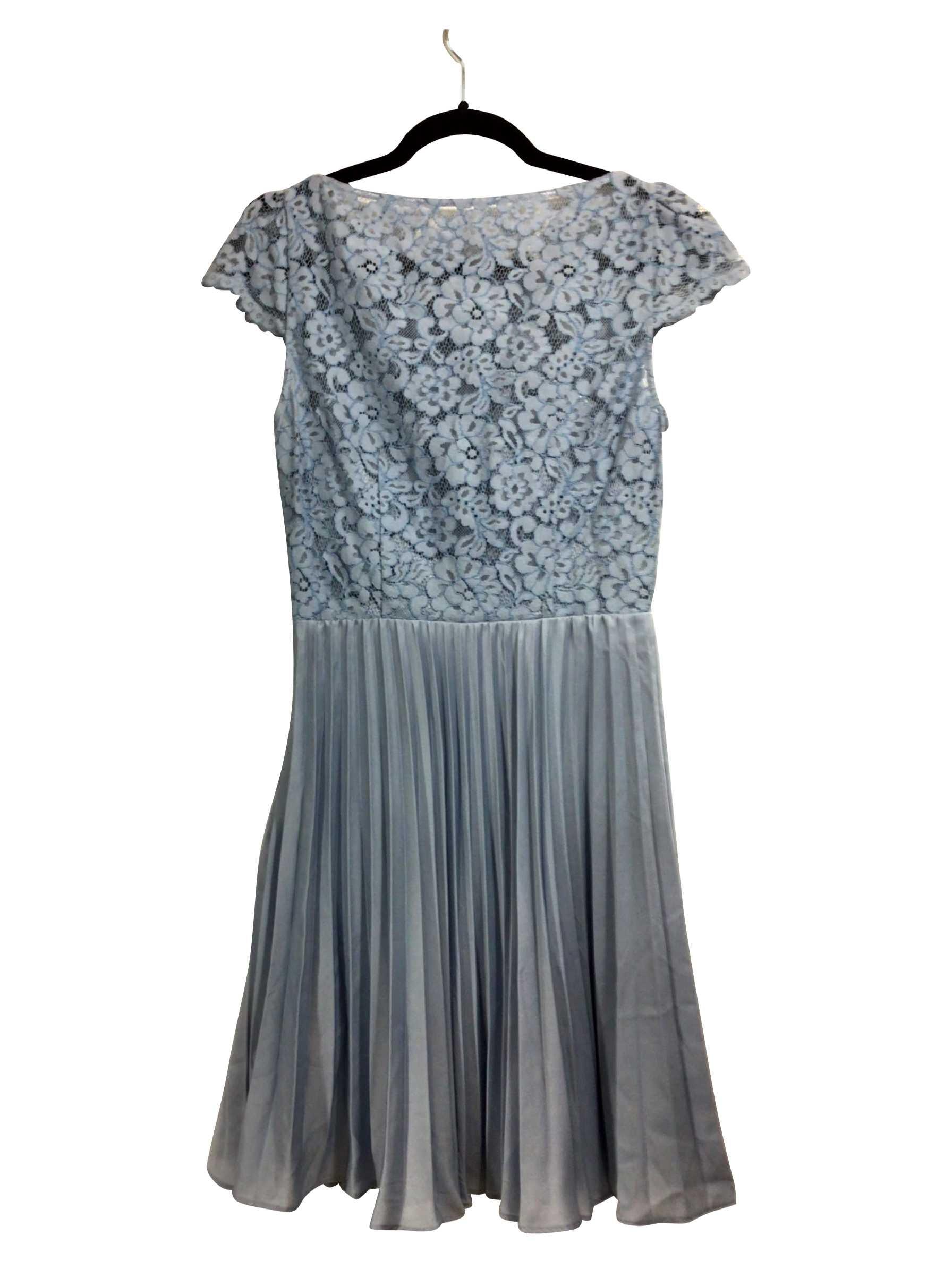 H&M Blue Regular Fit Shift Dress - Size 8: Second Hand Fashion Gem