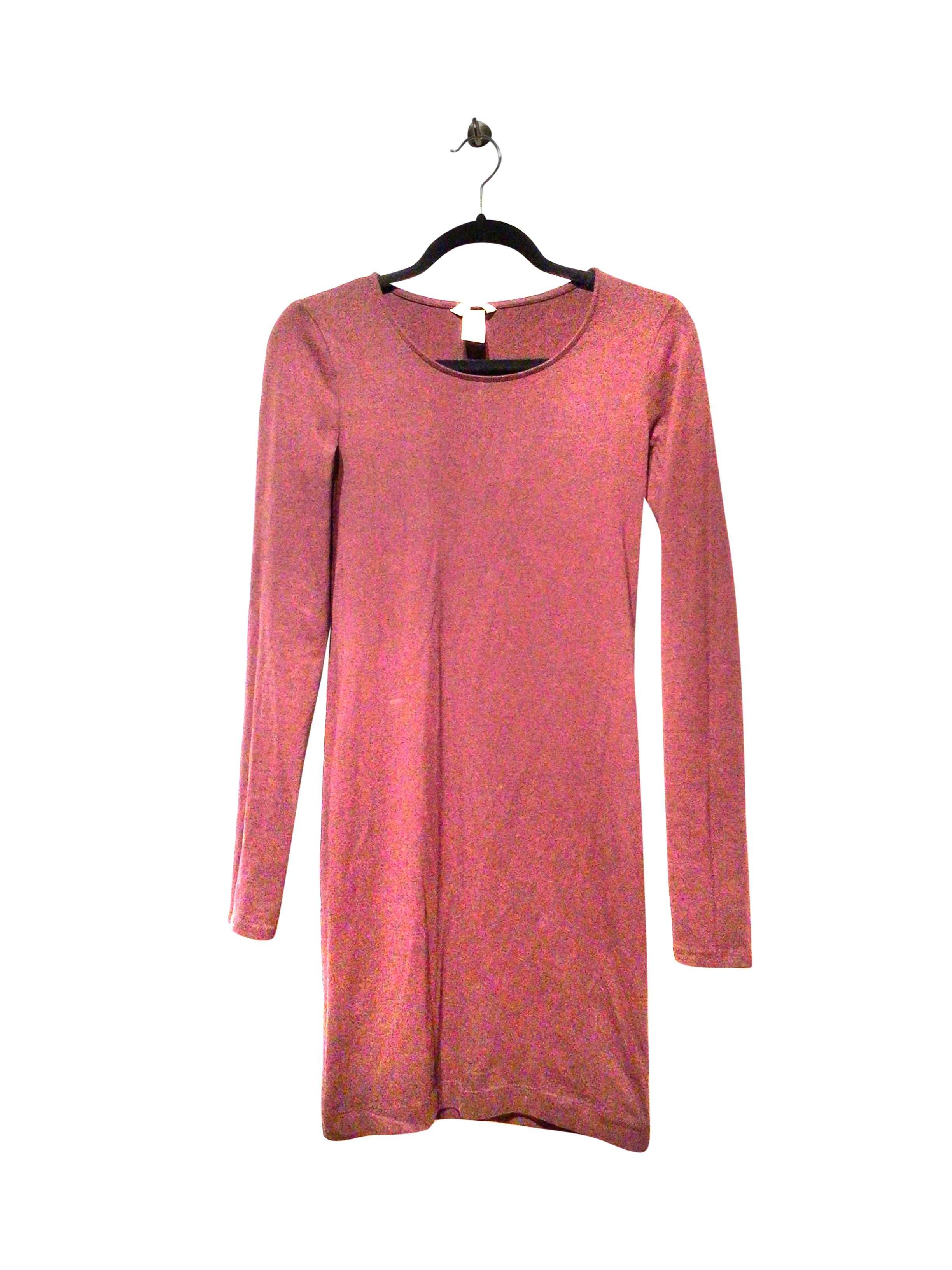 H&M Stylish Regular Fit Red Midi Dress - XS
