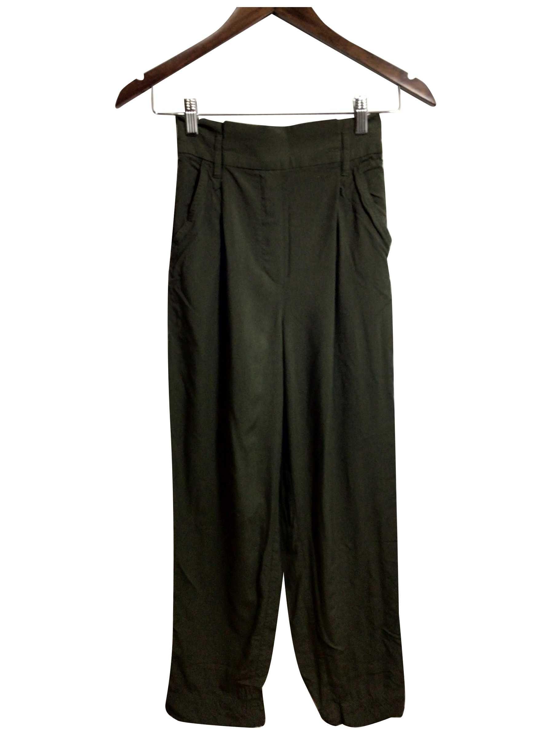 H&M Second Hand Regular Fit Green Pant - Size 2