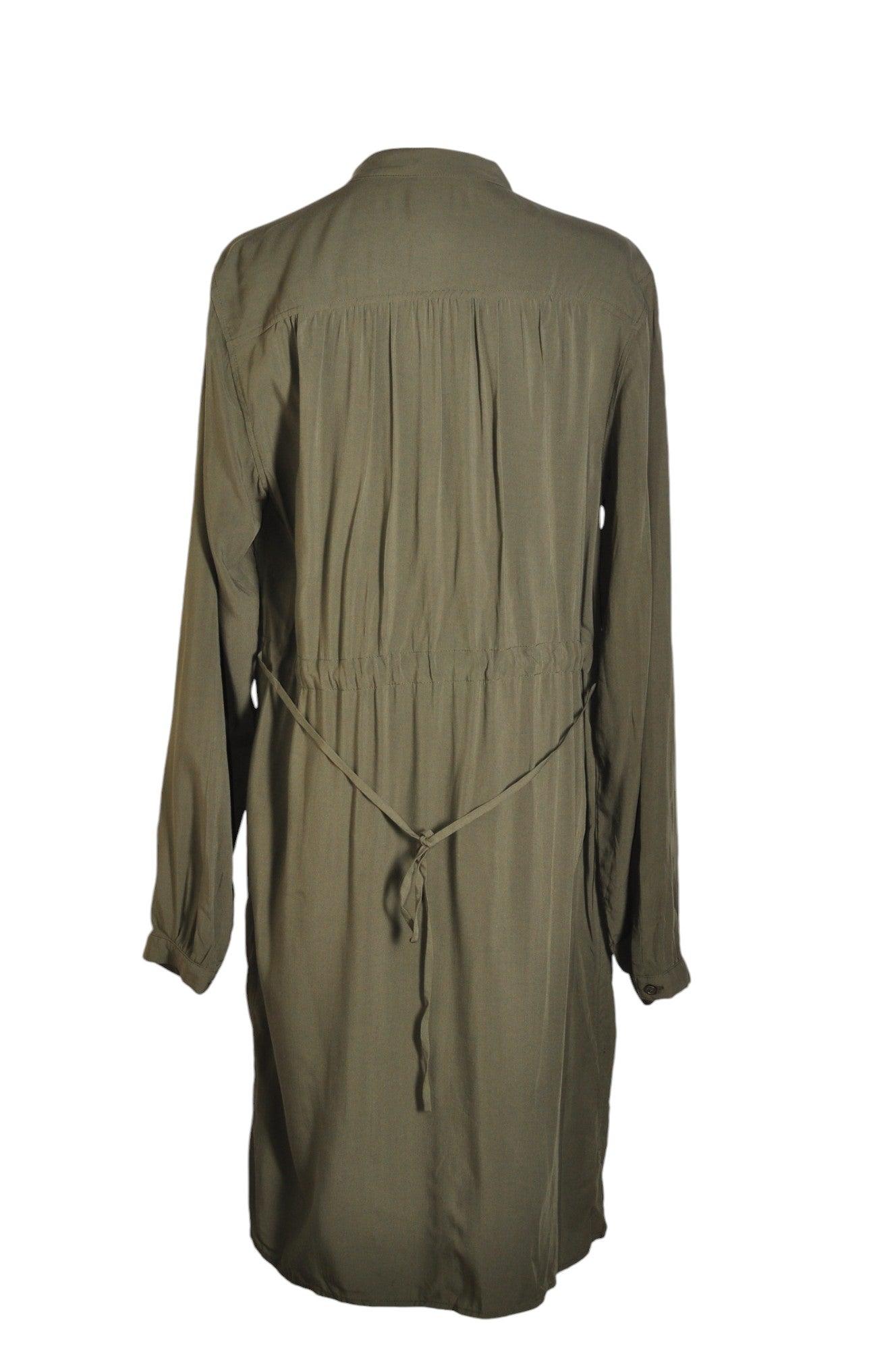 ROOTS Stylish Women's Green Regular Fit Shirt Dress - Size S