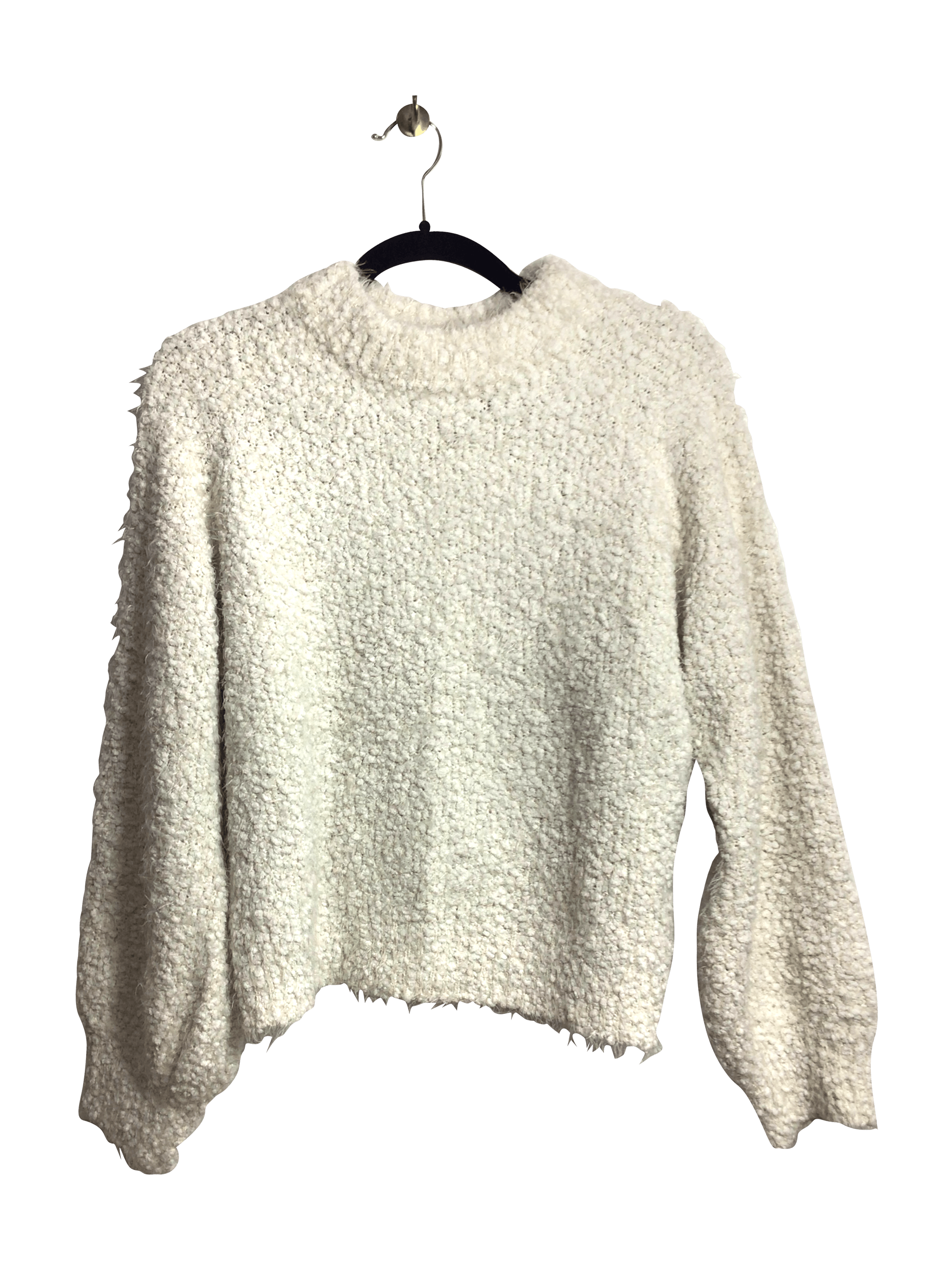 Stylish JOHN + JENN Women's White Knit Tops in Regular Fit - Size M