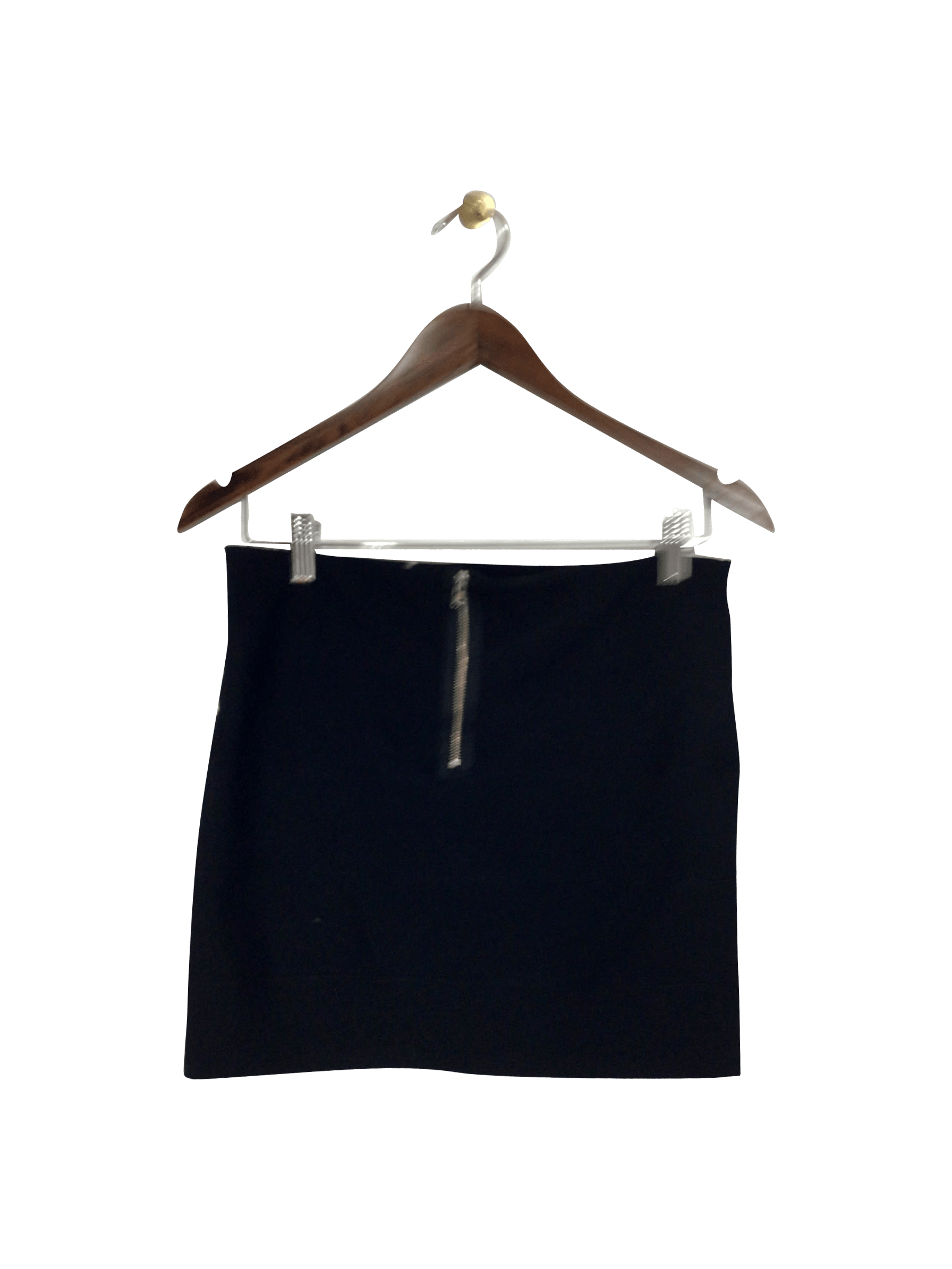ANTISTAR Stylish Regular Fit Black Skirt - Size L