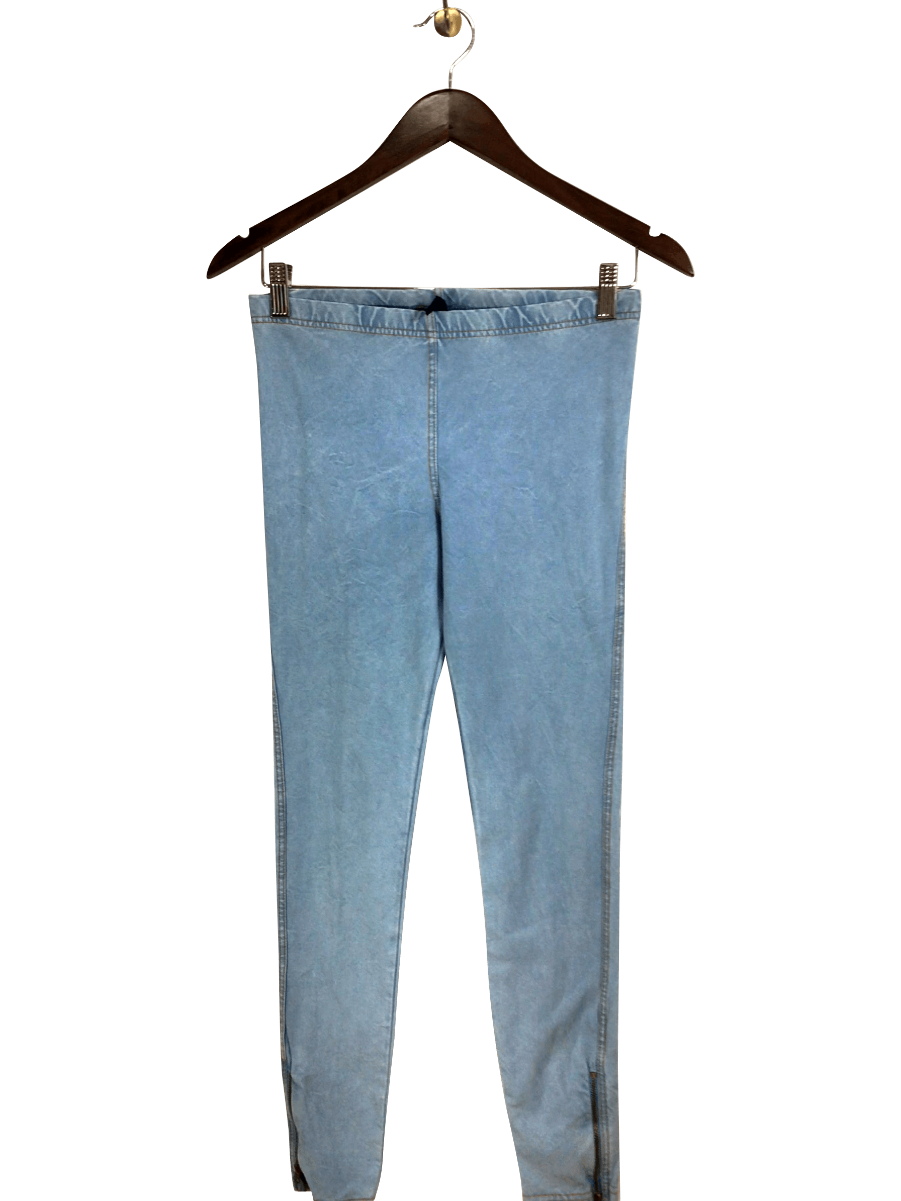 H&M Blue Regular Fit Straight-legged Second Hand Jeans - Size S