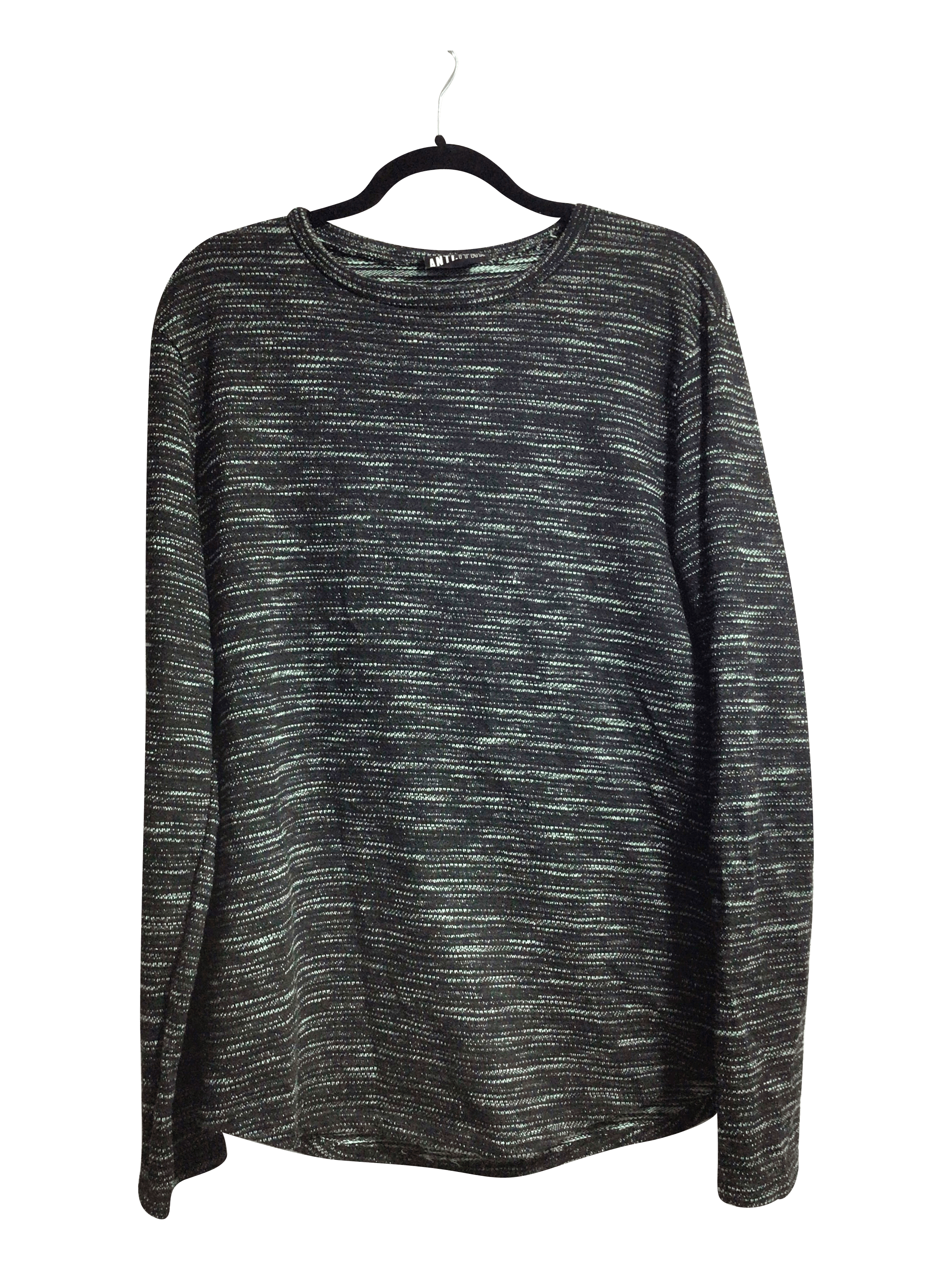 ANTI ITNA Stylish Women's Green Regular Fit Long Sleeve T-Shirt - Size M