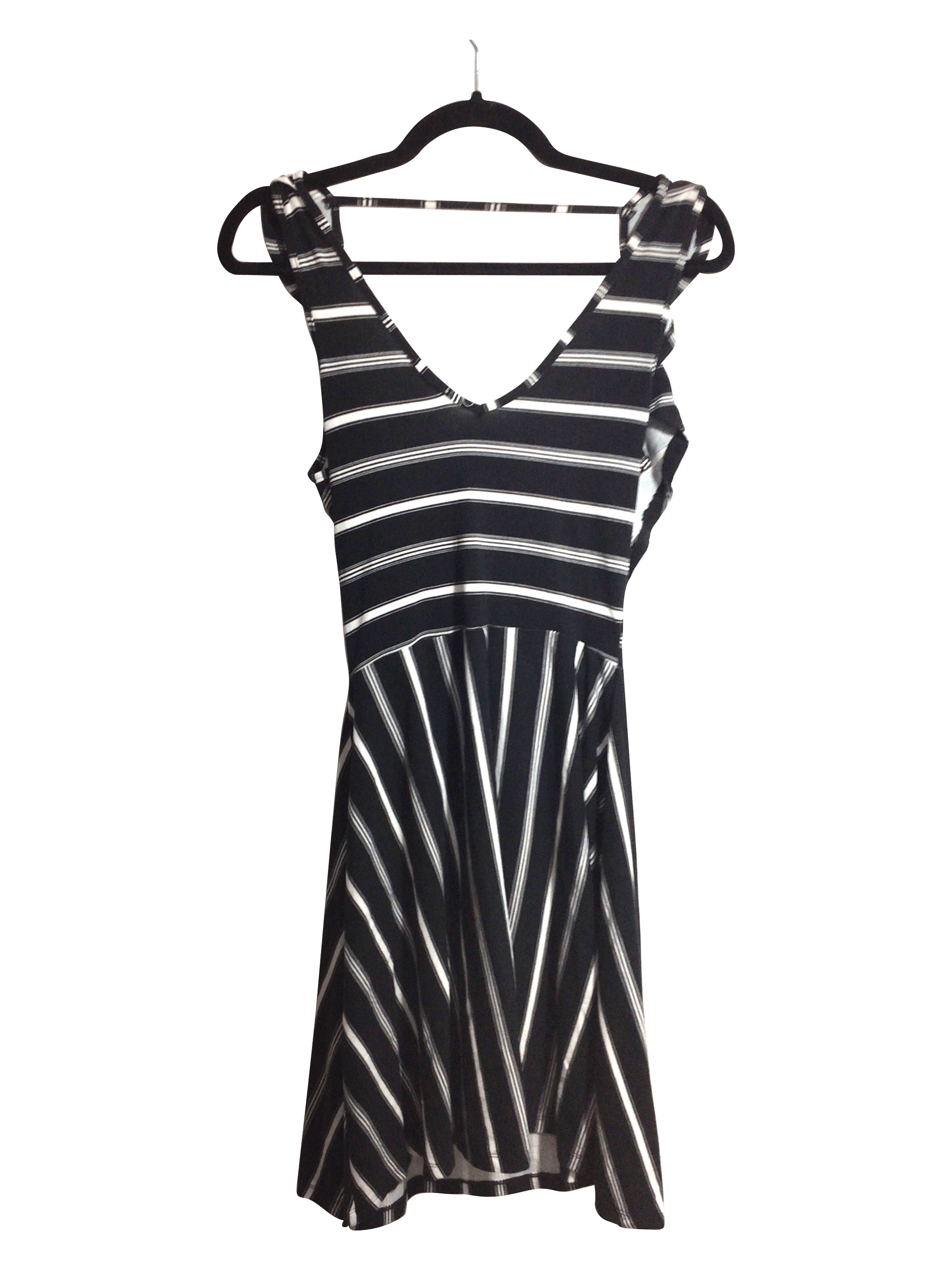 ARDENE Stylish Women's Black Wrap Dress - Regular Fit, Size S