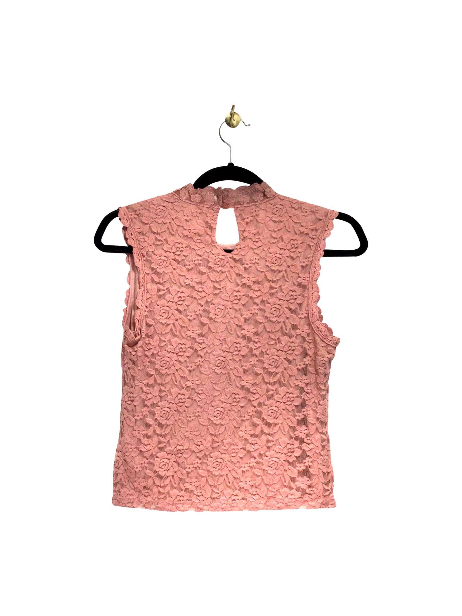 ARDENE Stylish Pink Regular Fit Sleeveless Blouse - Size S