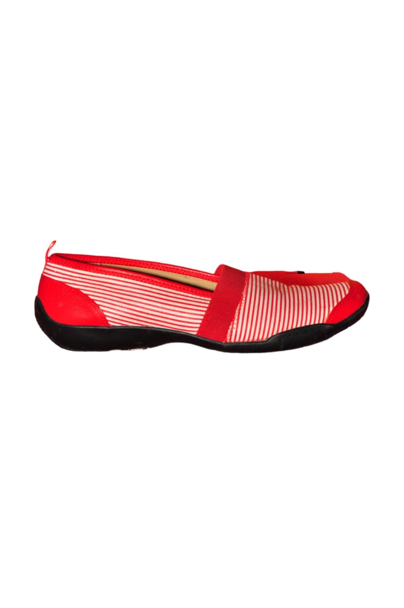 ROS HOMMERSON Stylish Women's Red Flat Shoes with Regular Fit - Size 10.5