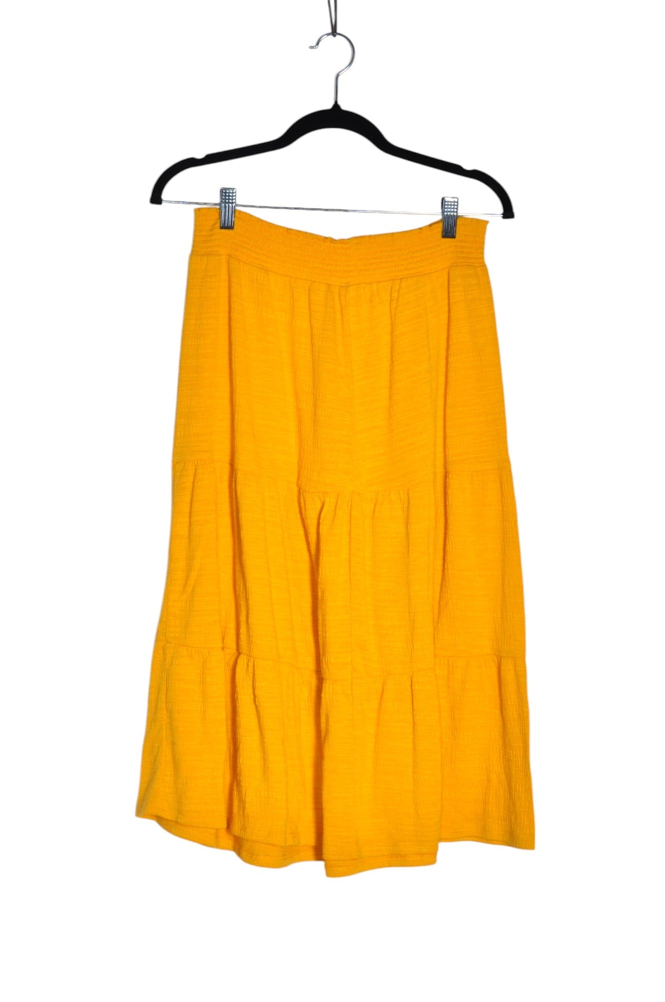 89TH & MADISON Stylish Women's A-Line Yellow Regular Fit Skirt - Size M