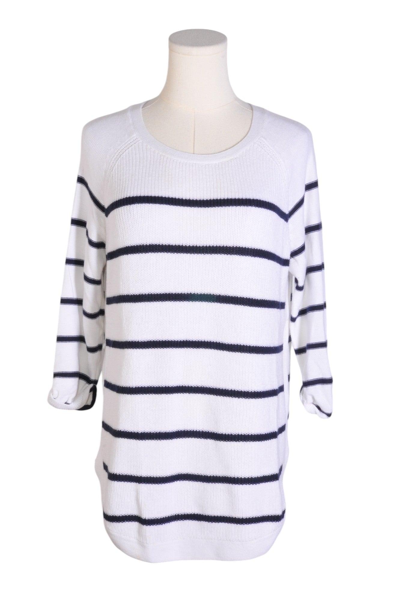 Stylish REITMANS Second - Hand Women's Regular Fit White Long - Sleeve T - Shirt - Size M