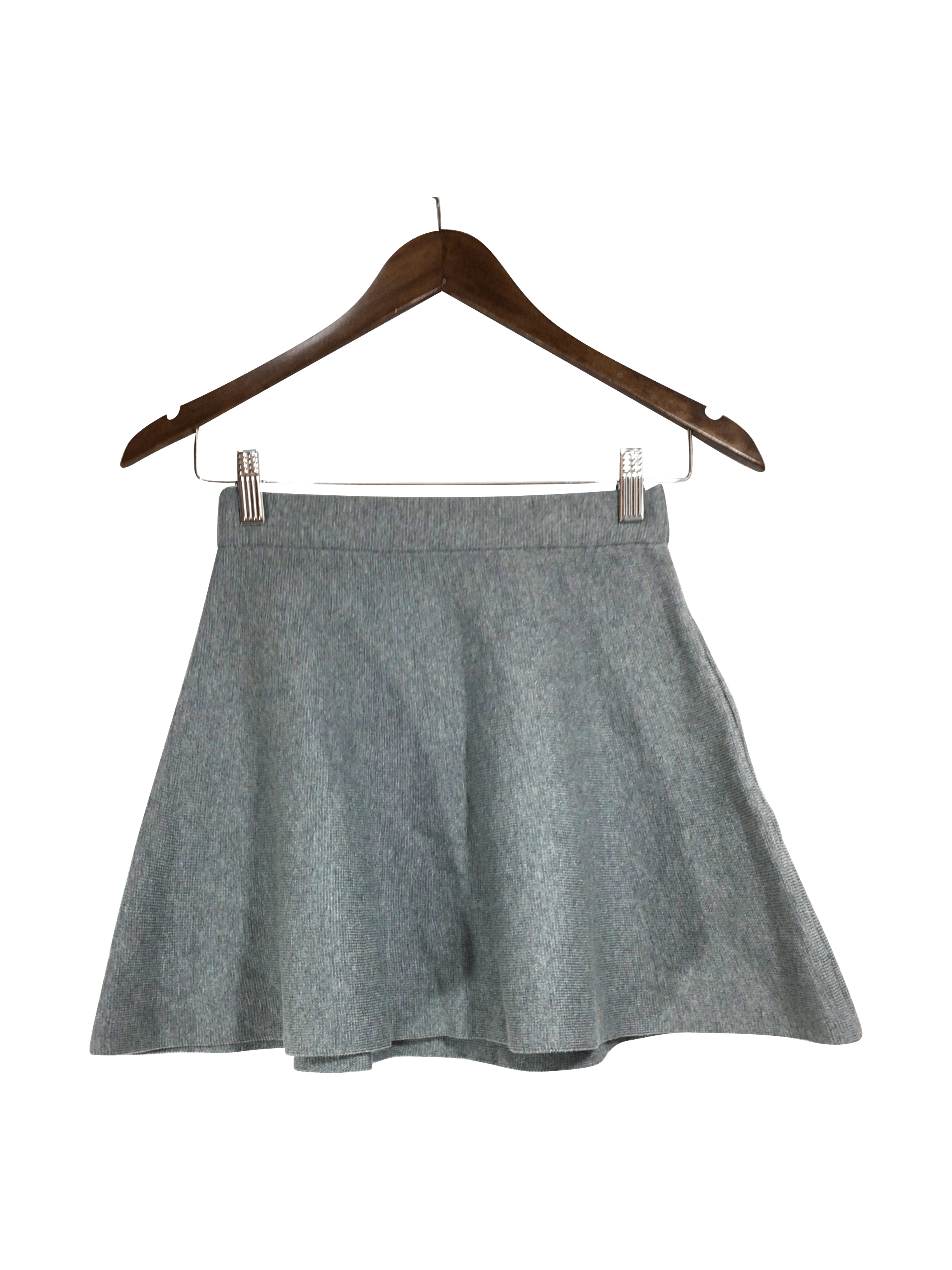 GRL Women's Stylish Gray Regular-fit Casual Skirt - Size S
