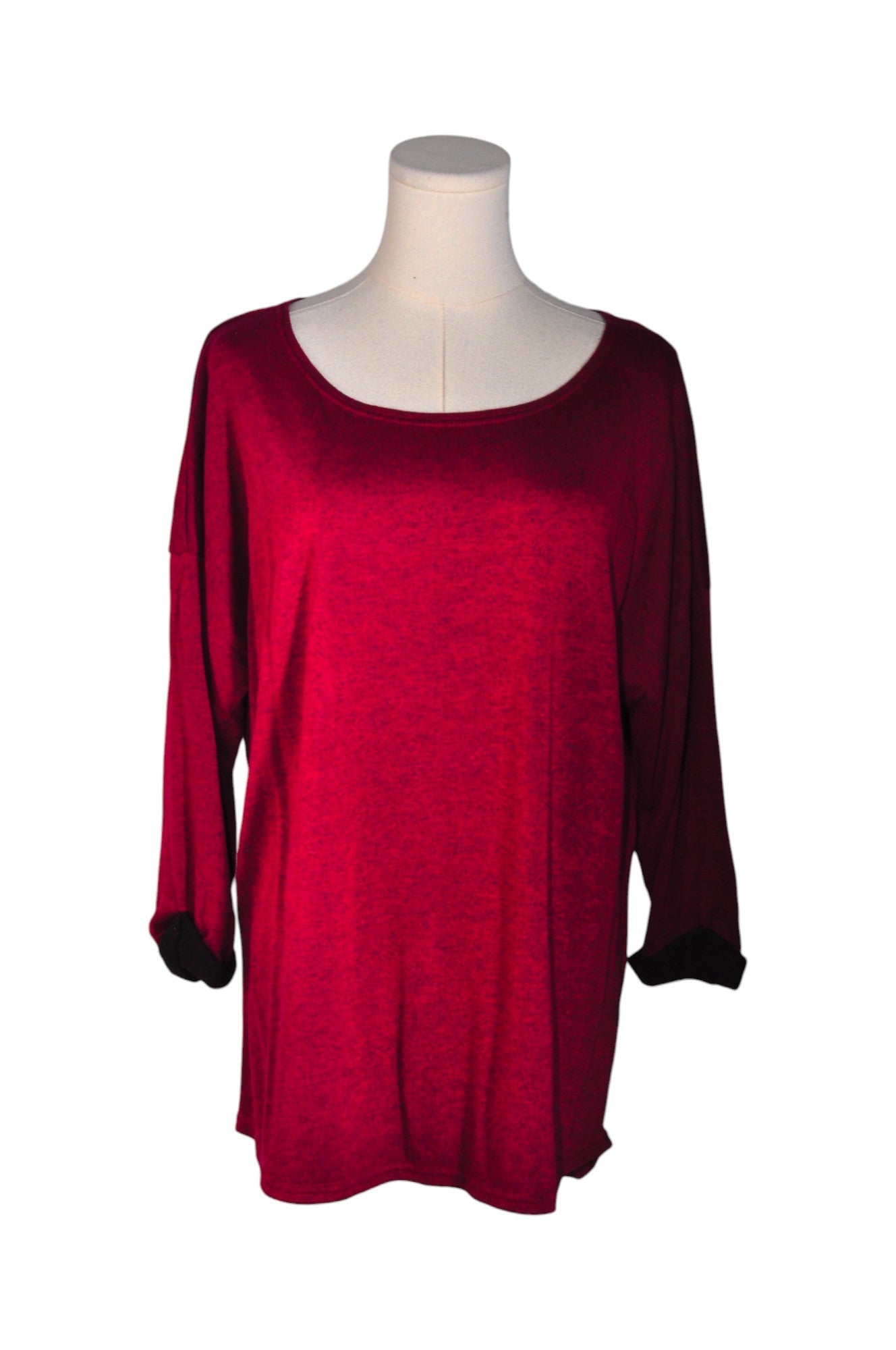 Stylish H&M Red Regular-Fit Women's Blouses in Size L