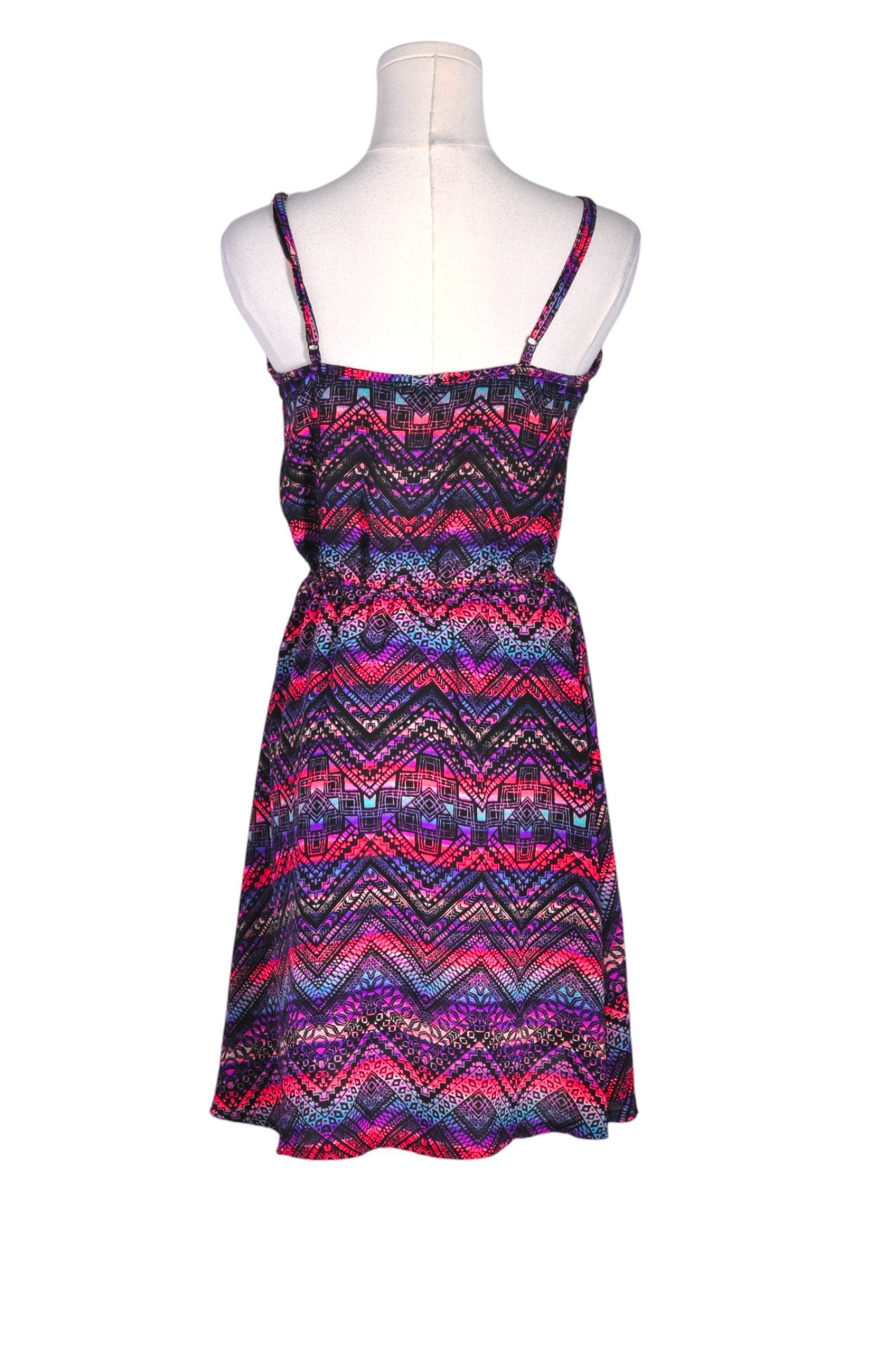 ECLIPSE Stunning Women's Pink Regular Fit & Flare Dress - Size M