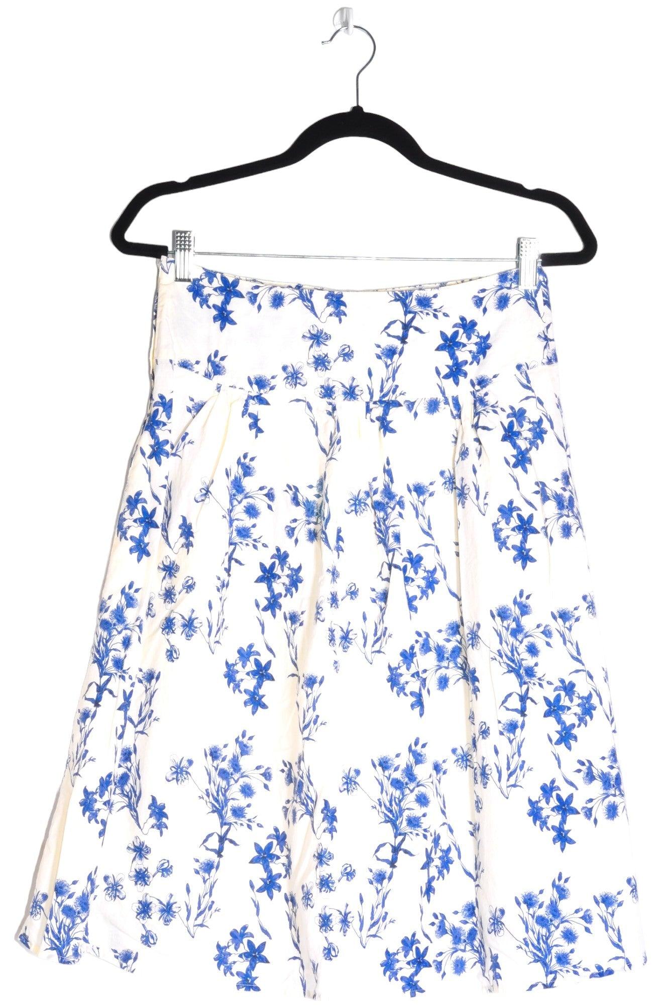 H&M Women's Stylish A-Line White Skirt, Regular Fit, Size 6