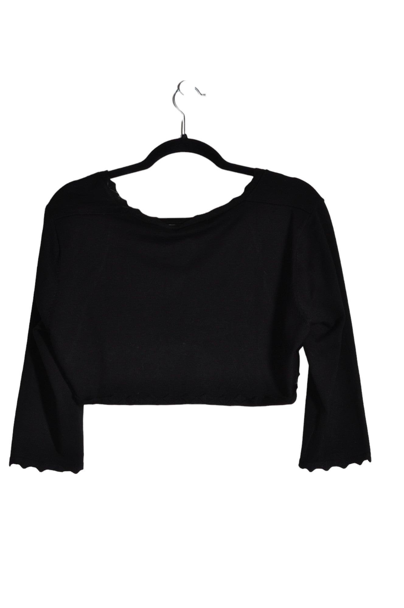 GRACE KAREN Stylish Women's Black XL Regular Fit Crop Tops