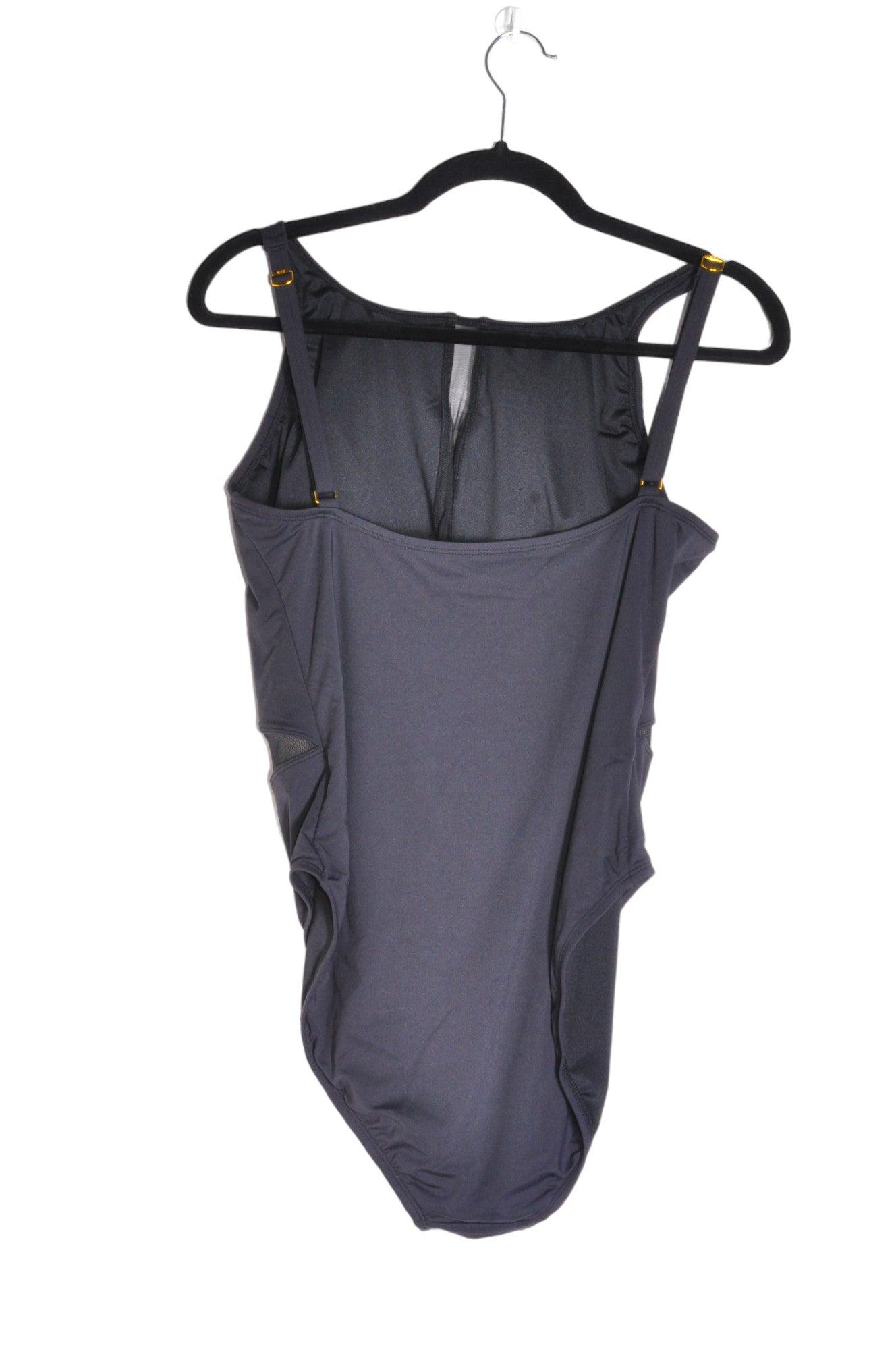 ROD BEATTIE Stylish Women's One Piece Black Regular Fit Swimsuit - Size S