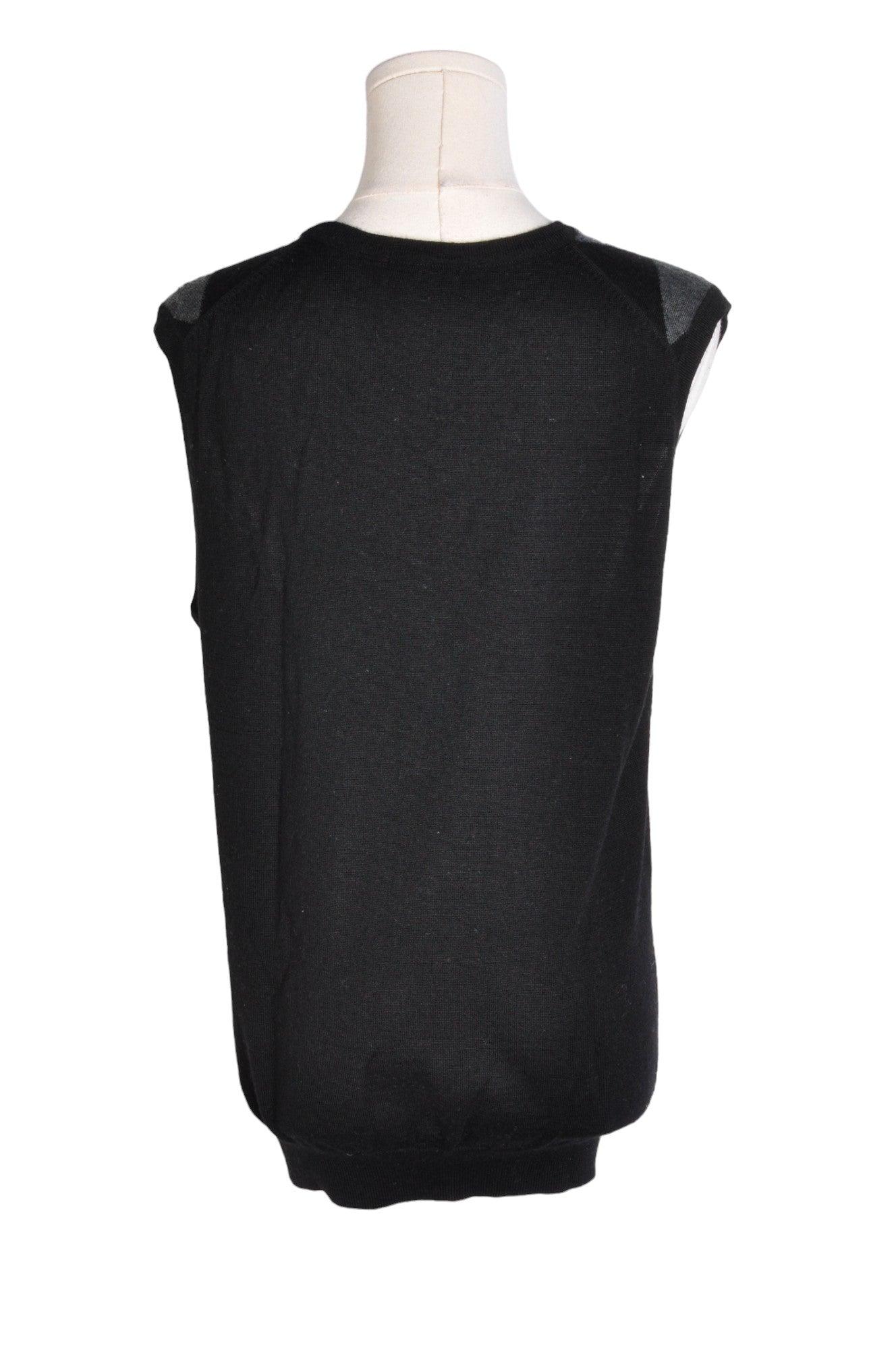 Stylish H&M Men's Regular Fit Black T-Shirt - Size L
