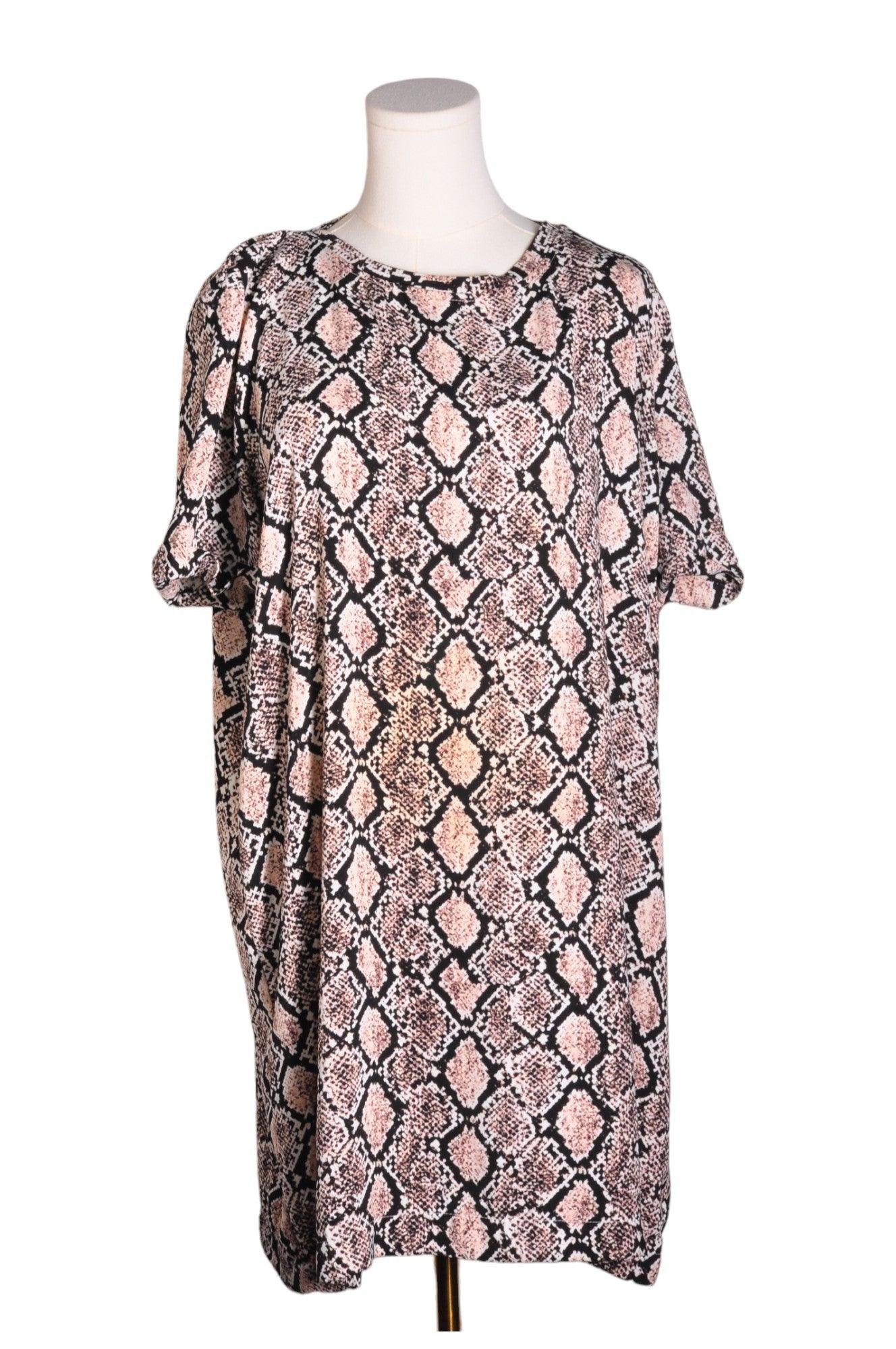JOE FRESH Stylish Women's Beige Regular-Fit Shirt Dress - Size M