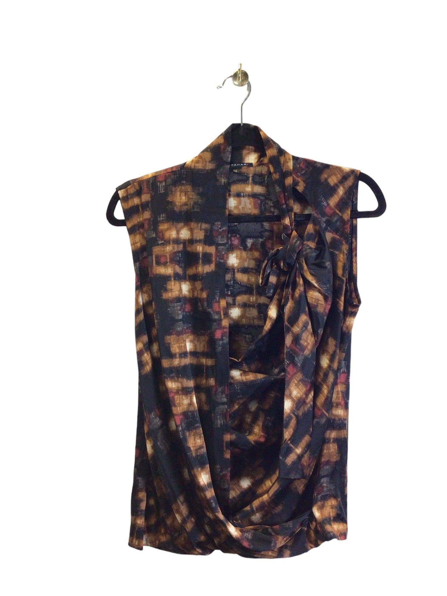 ELIE TAHARI Stylish Women's Brown Regular-Fit Blouses - Size S