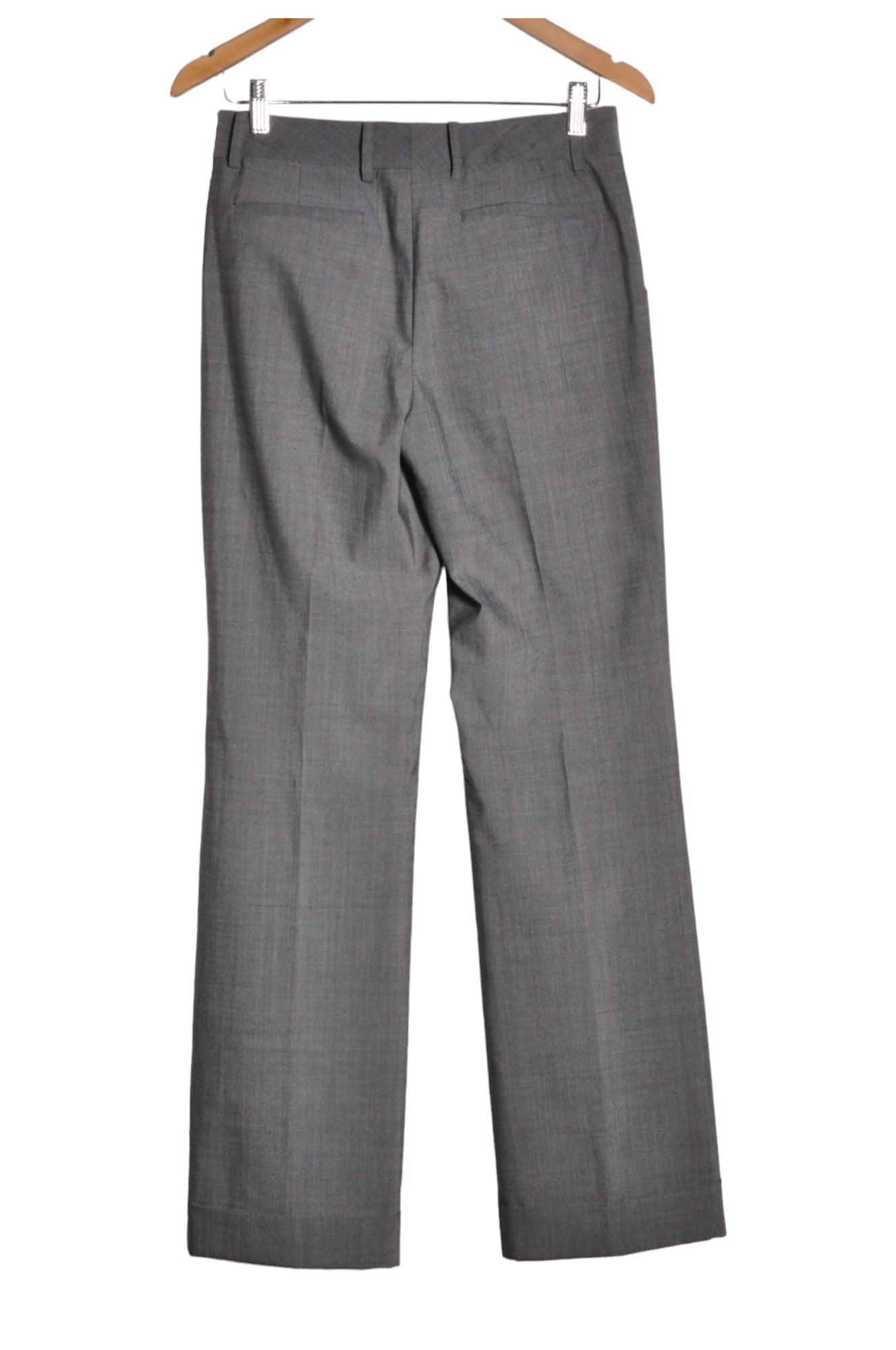 ANNE KLEIN Stylish Women's Gray Regular Fit Size 2 Second - Hand Work Pants