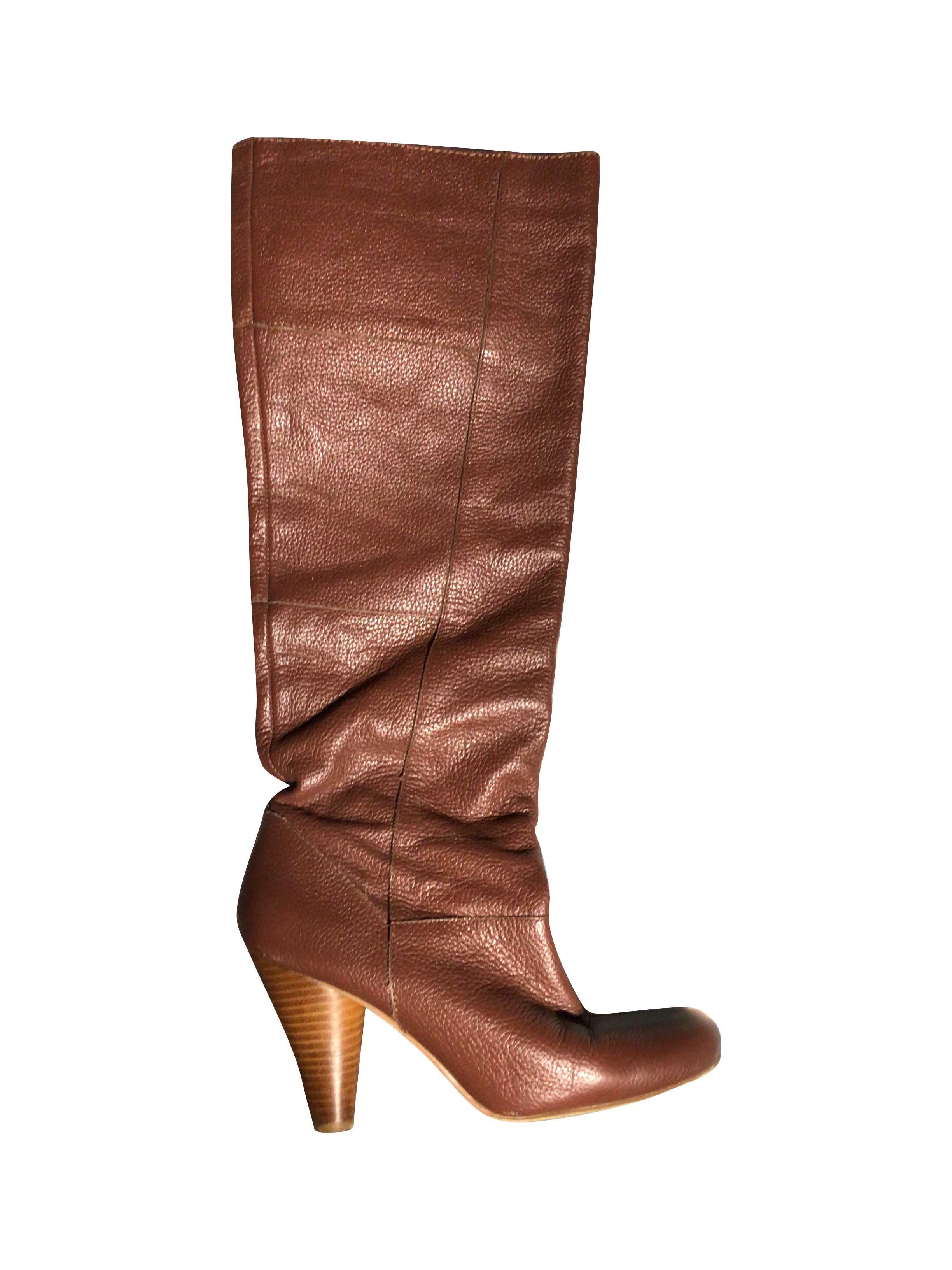Stylish Restricted Black Boots - Size 8
