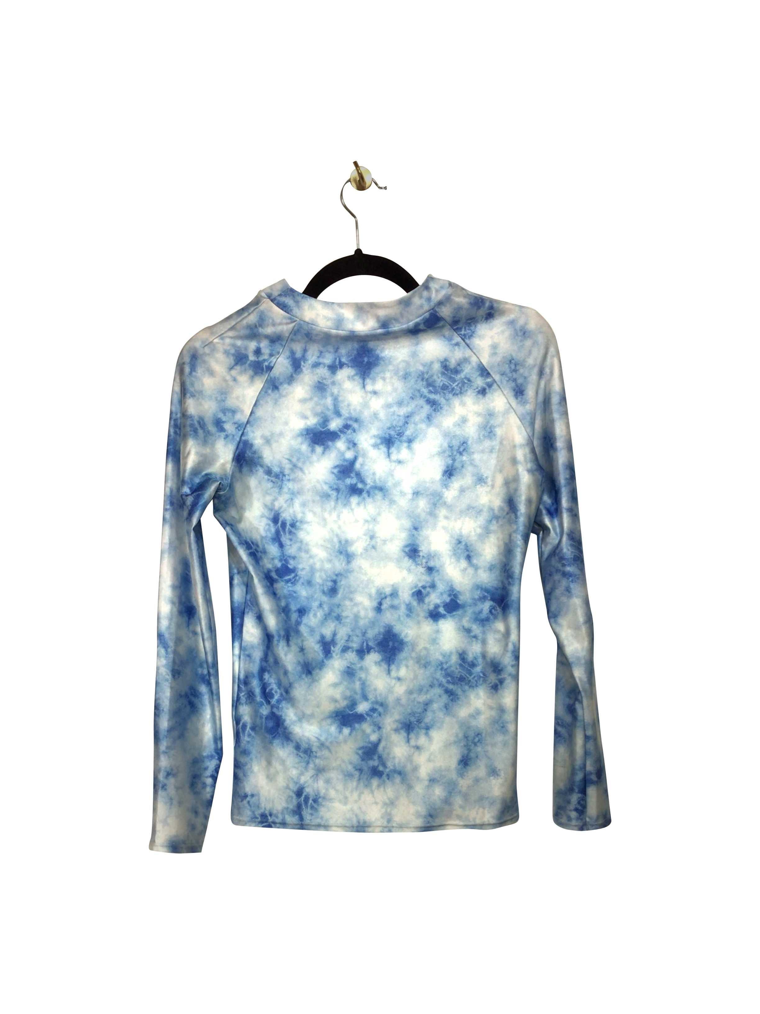 H&M Stylish Regular Fit Long-Sleeved Blue T-Shirt - Size M