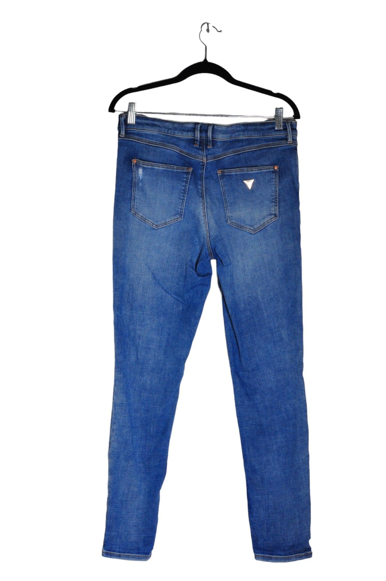 Stylish GUESS Women's Blue Regular-Fit Straight-Legged Jeans - Size 31