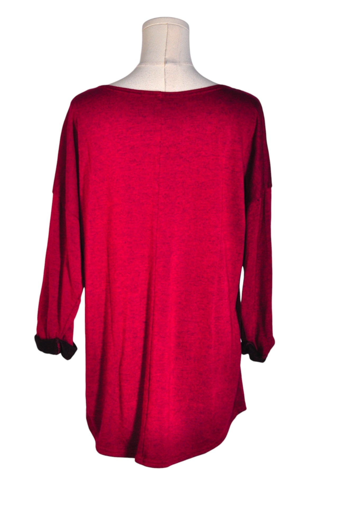 Stylish H&M Red Regular-Fit Women's Blouses in Size L
