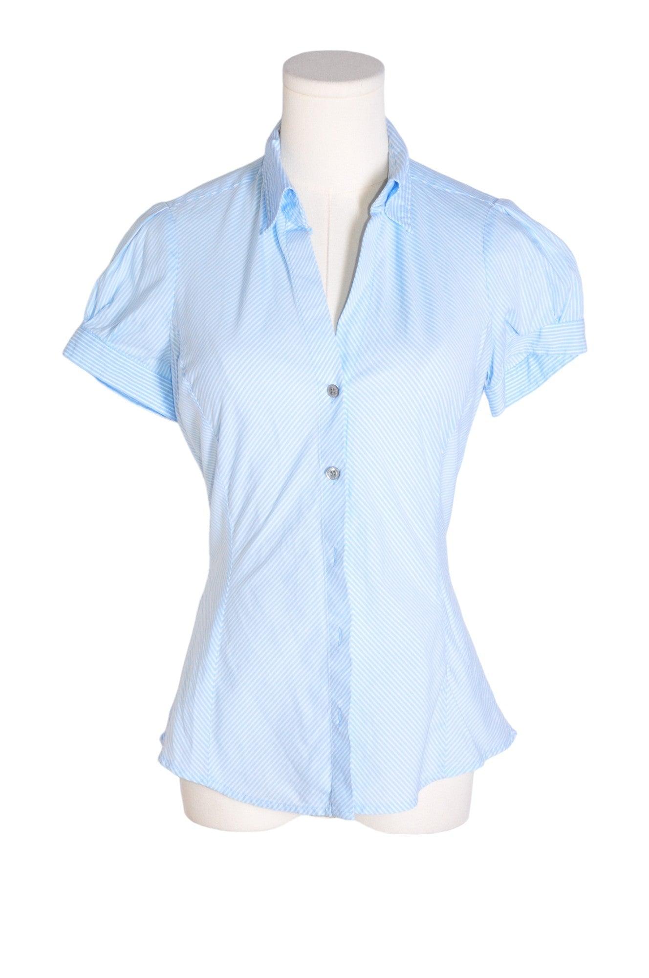 EXPRESS Stylish Women's Blue Regular Fit Blouses - Size S