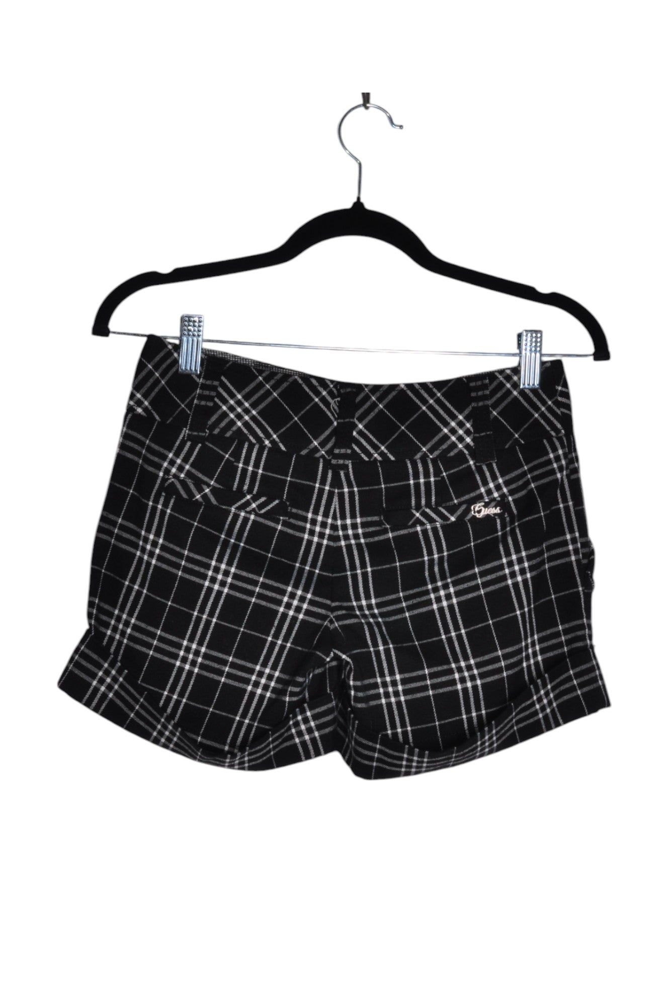 GUESS Women's Timeless Classic Black Regular Fit Shorts - Size 23