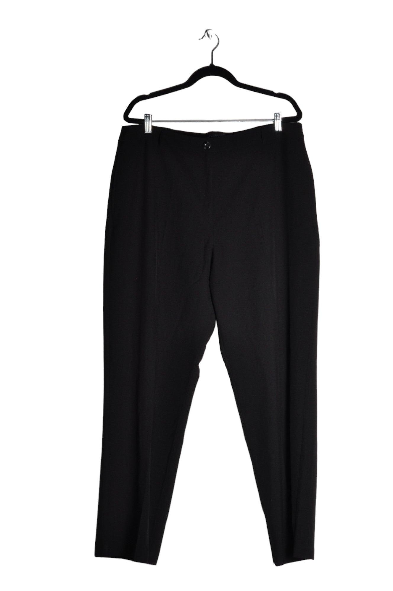 Stylish ASOS Women's Regular-Fit Black Work Pants - Size 14