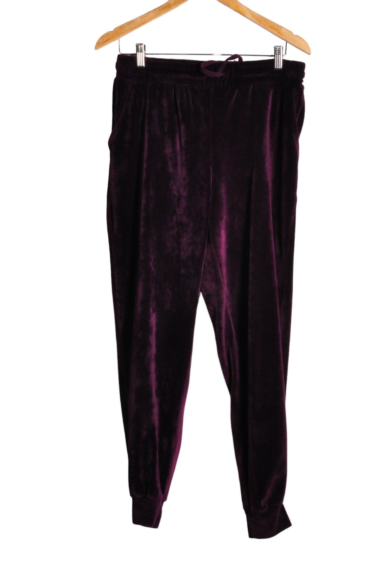Stylish REVAMPED Women's Purple Regular-Fit Activewear Jogging Pants - Size M