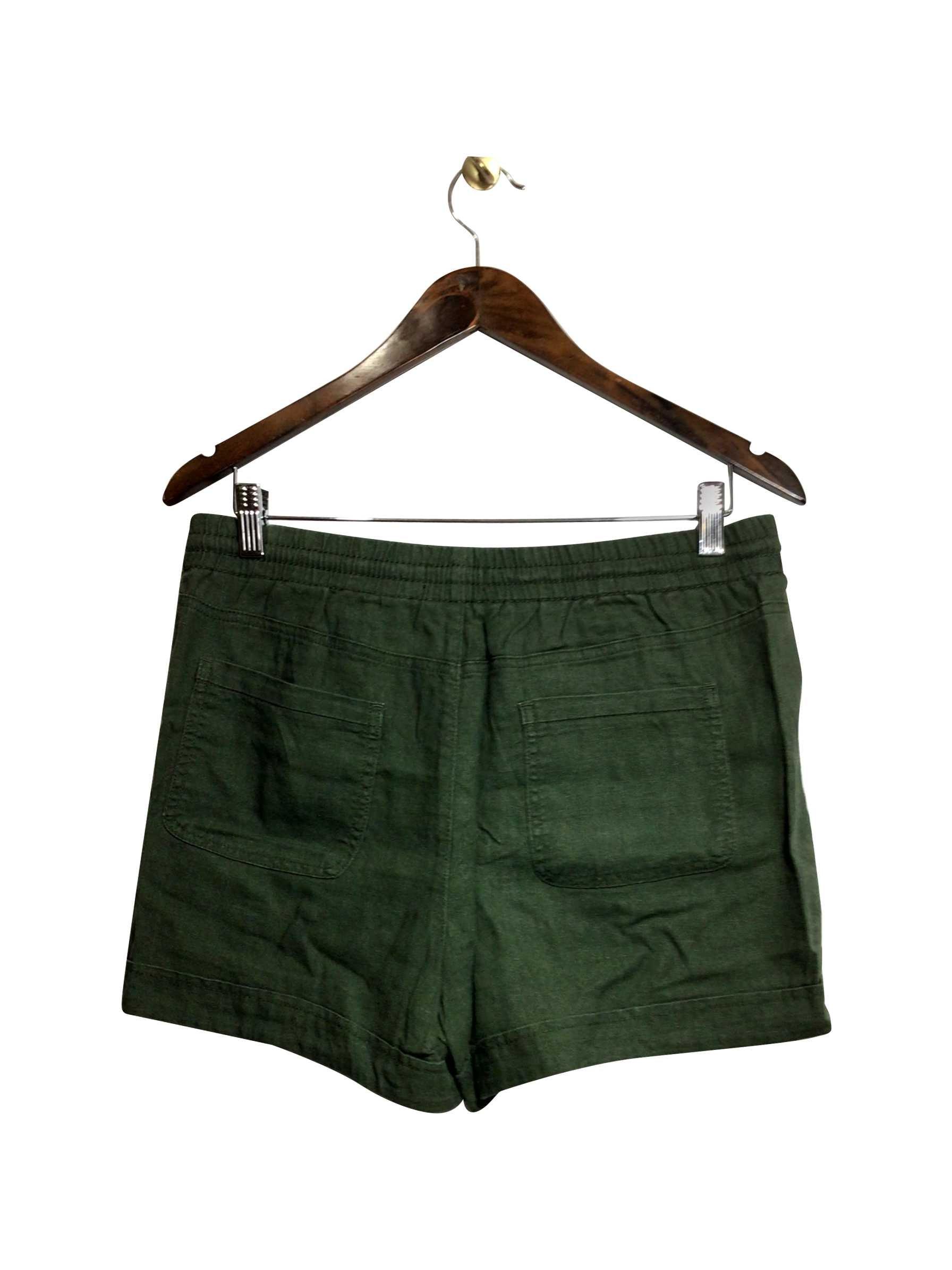 REITMANS Stylish Regular Fit Green Pant Shorts - Size 10