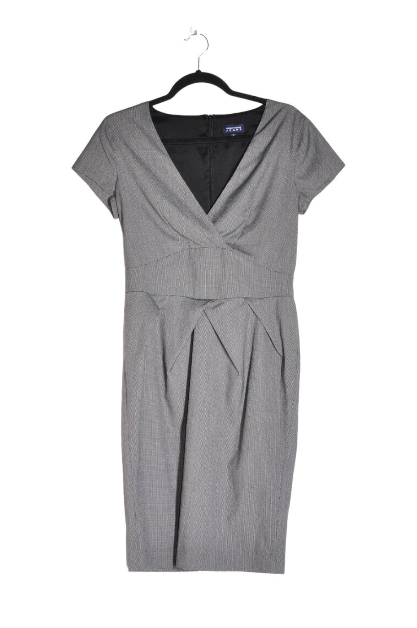 Gorgeous ARMANI Second - Hand Women's Gray Regular - Fit Size 8 Midi Dresses