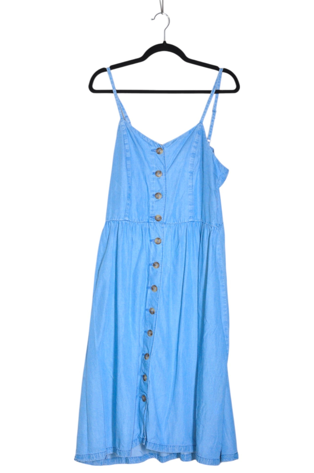 REITMANS Stylish Women's A-Line Blue Dress - Regular Fit, Size L