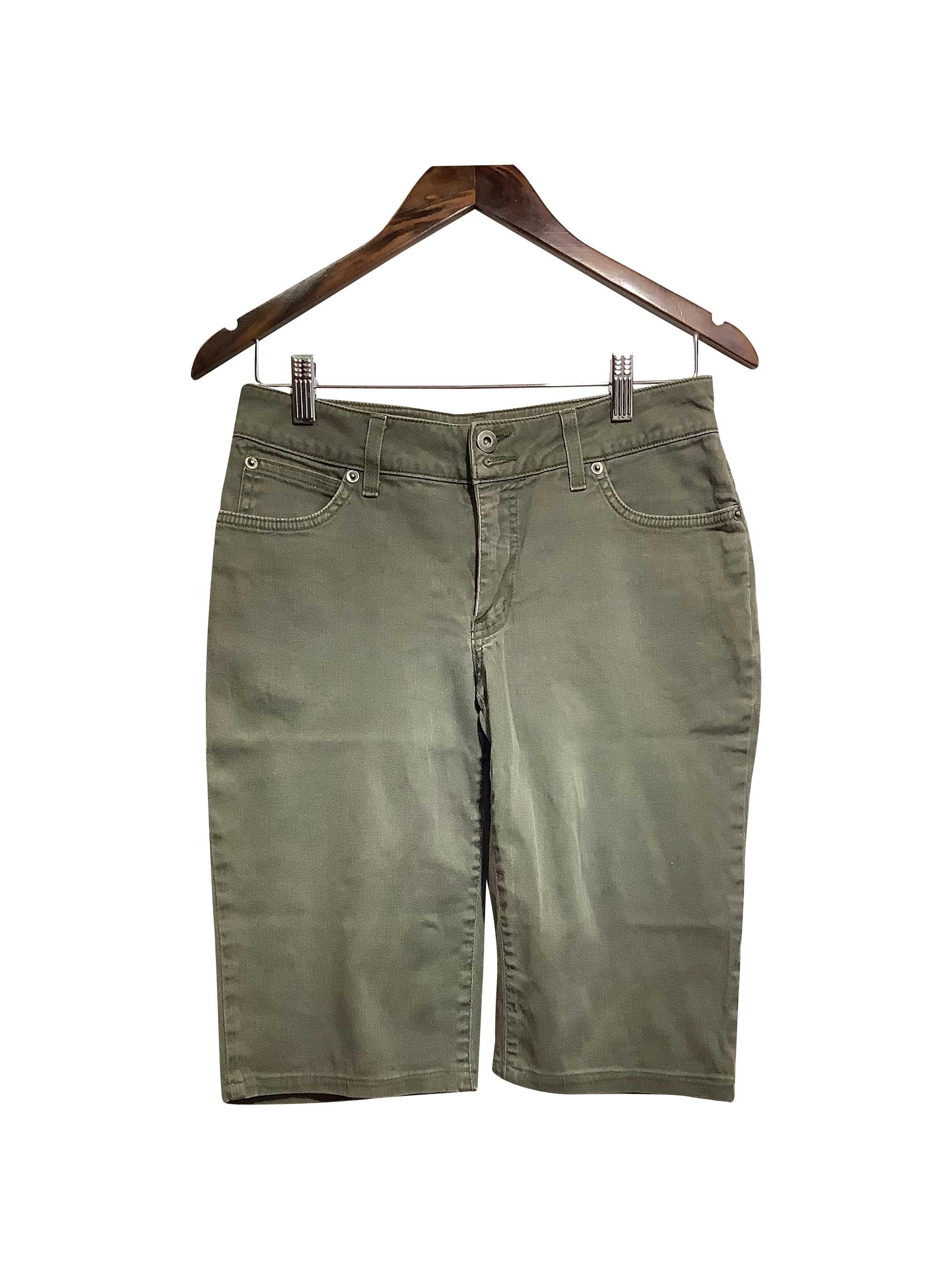 RICKI'S Stylish Regular Fit Green Jeans Shorts - Size 6