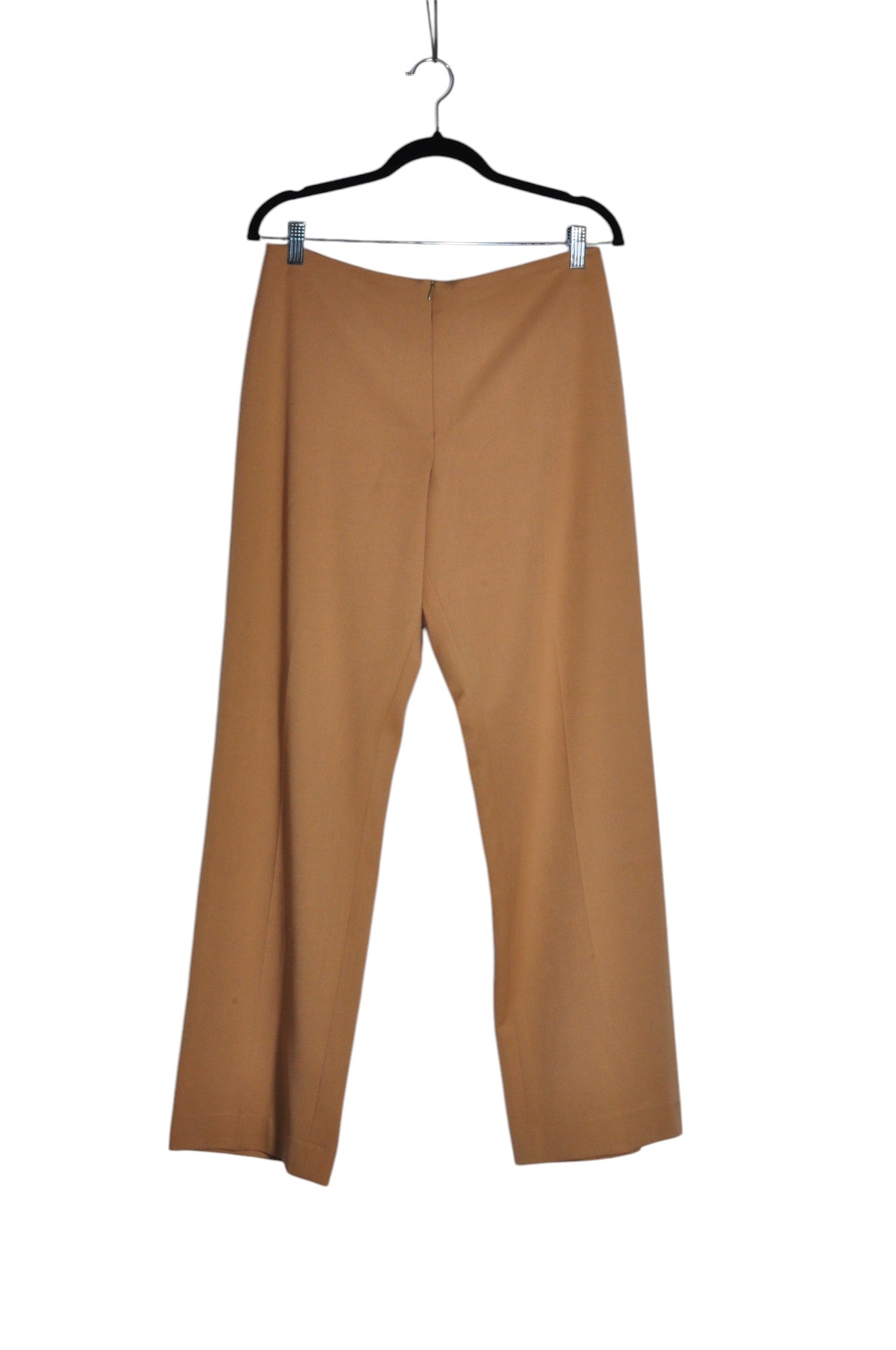 FABRIZIO GIANNI Stylish Women's Beige Regular Fit Work Pants - Size 10