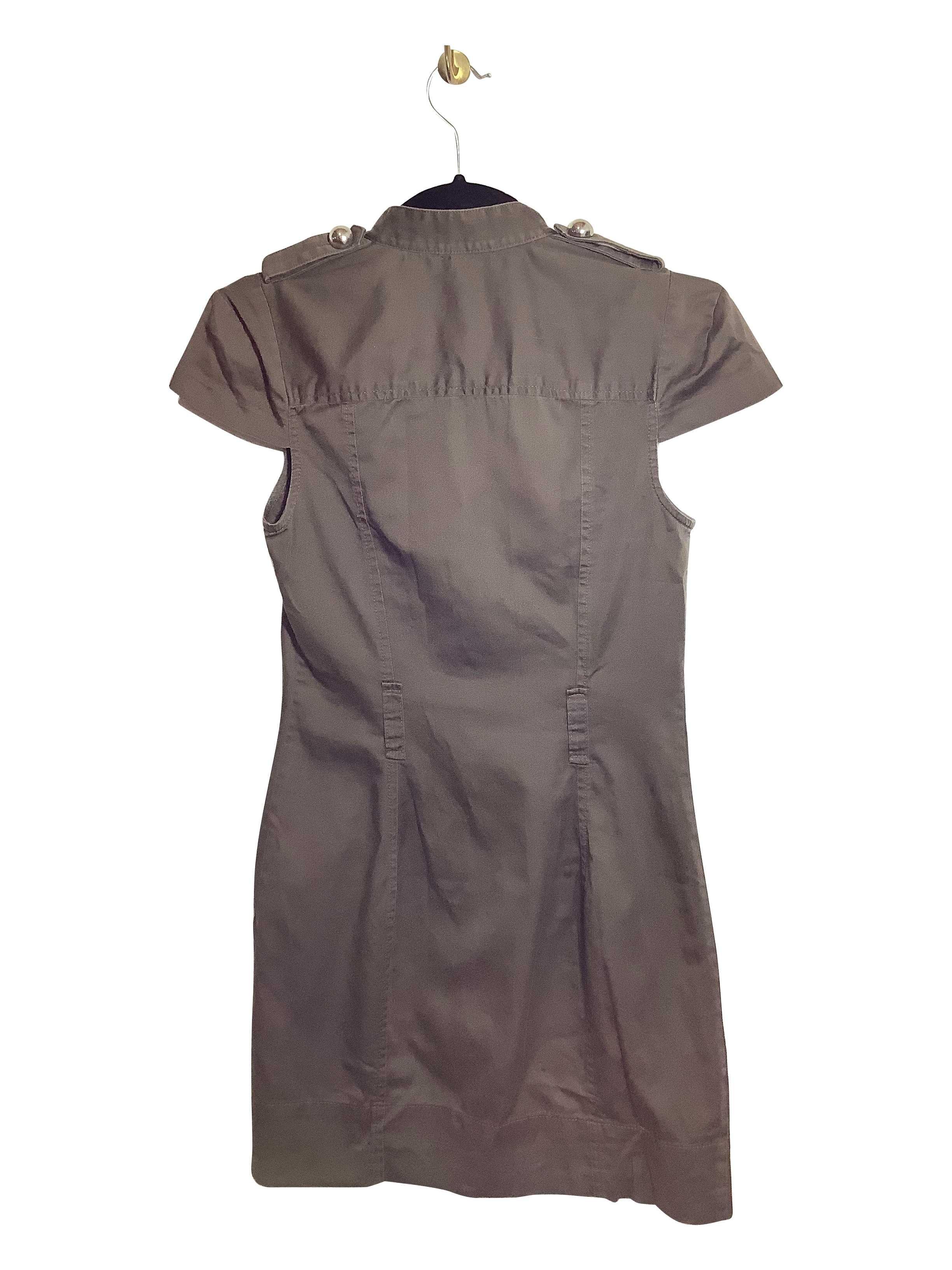 EXPRESS Stylish Regular Fit Brown Midi Dress - Size 0