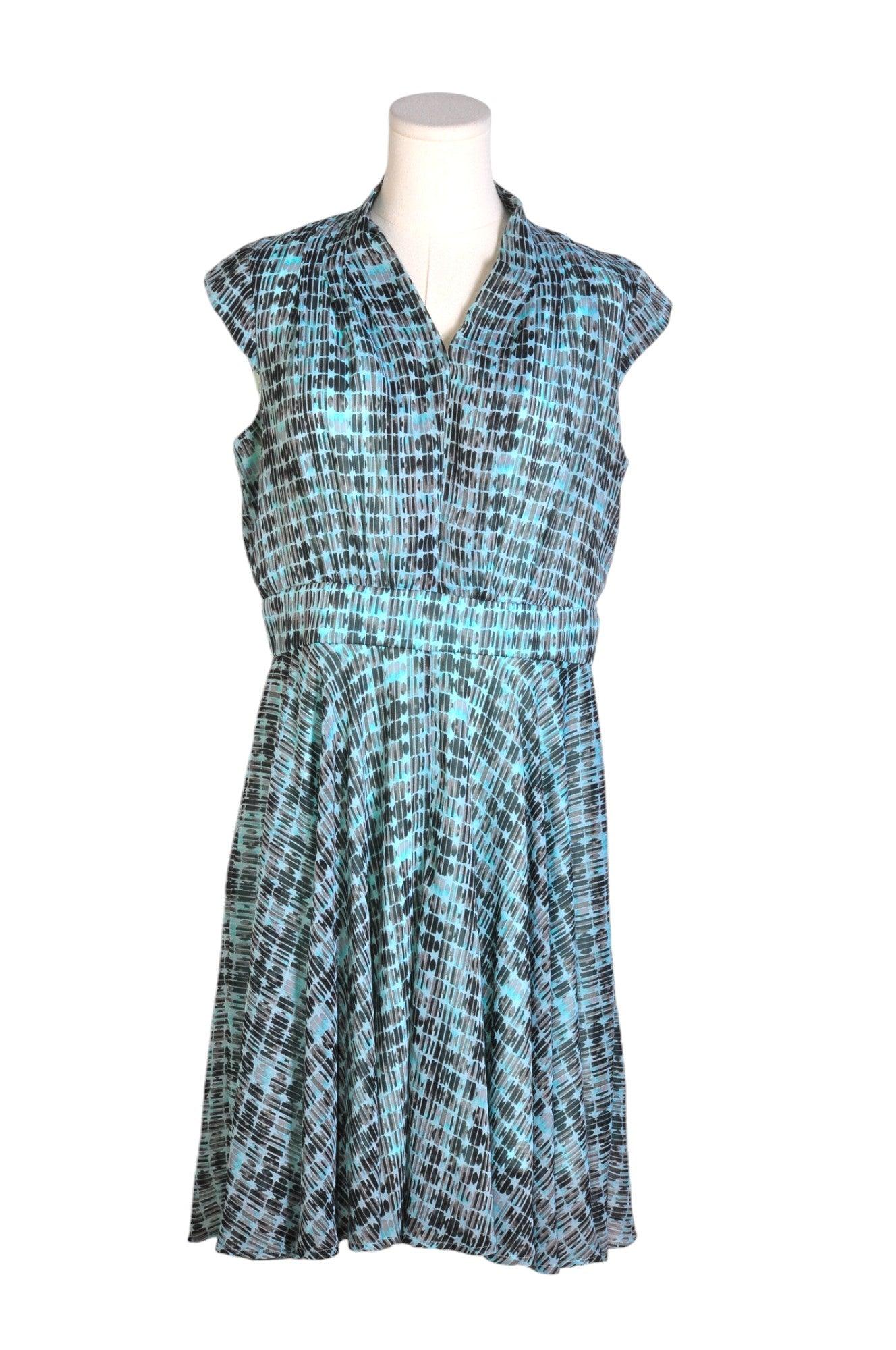 RICKI'S Stylish Women's A-Line Green Regular Fit Dress - Size 10
